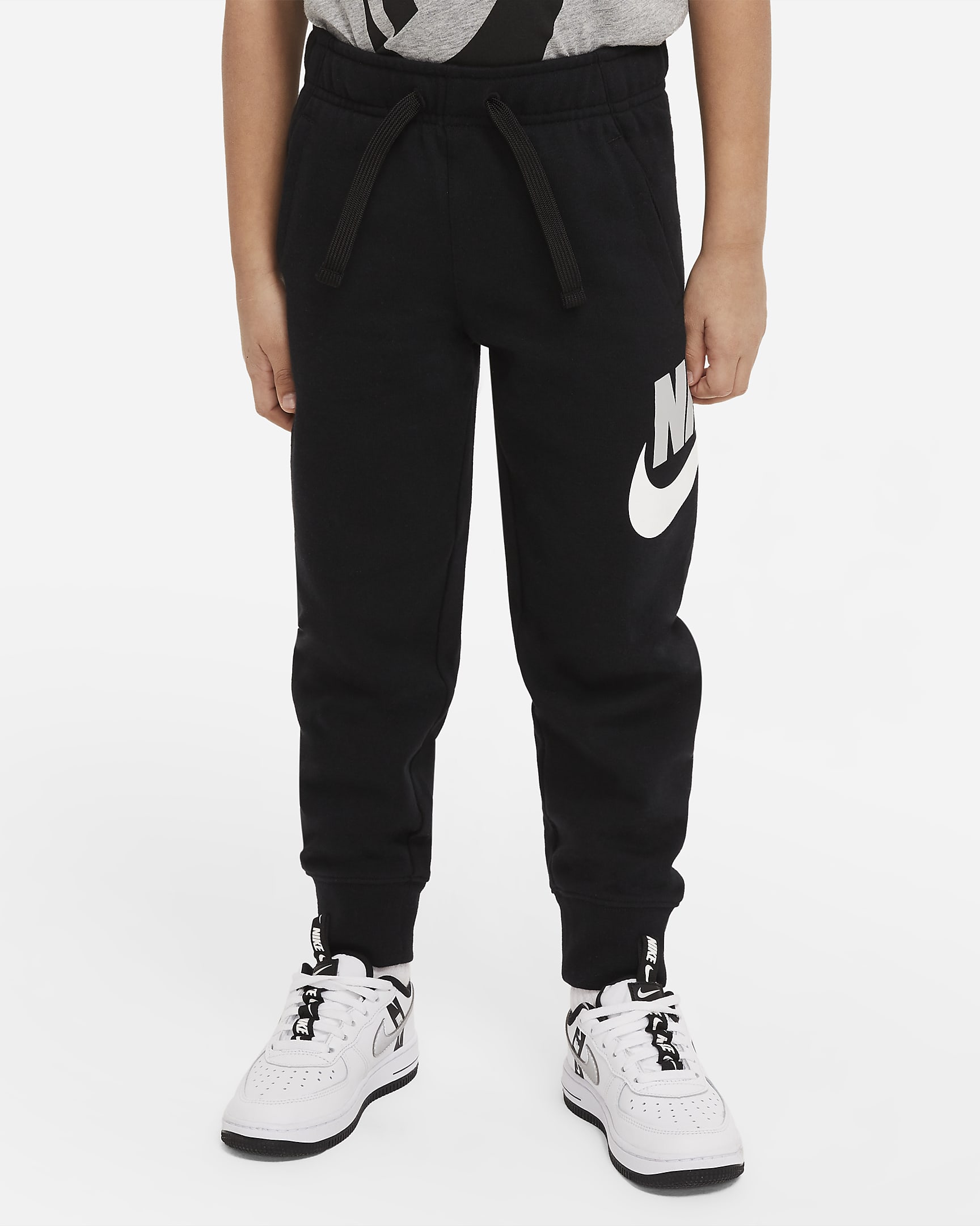 Nike Sportswear Club Fleece Little Kids' Pants - Black/Glow