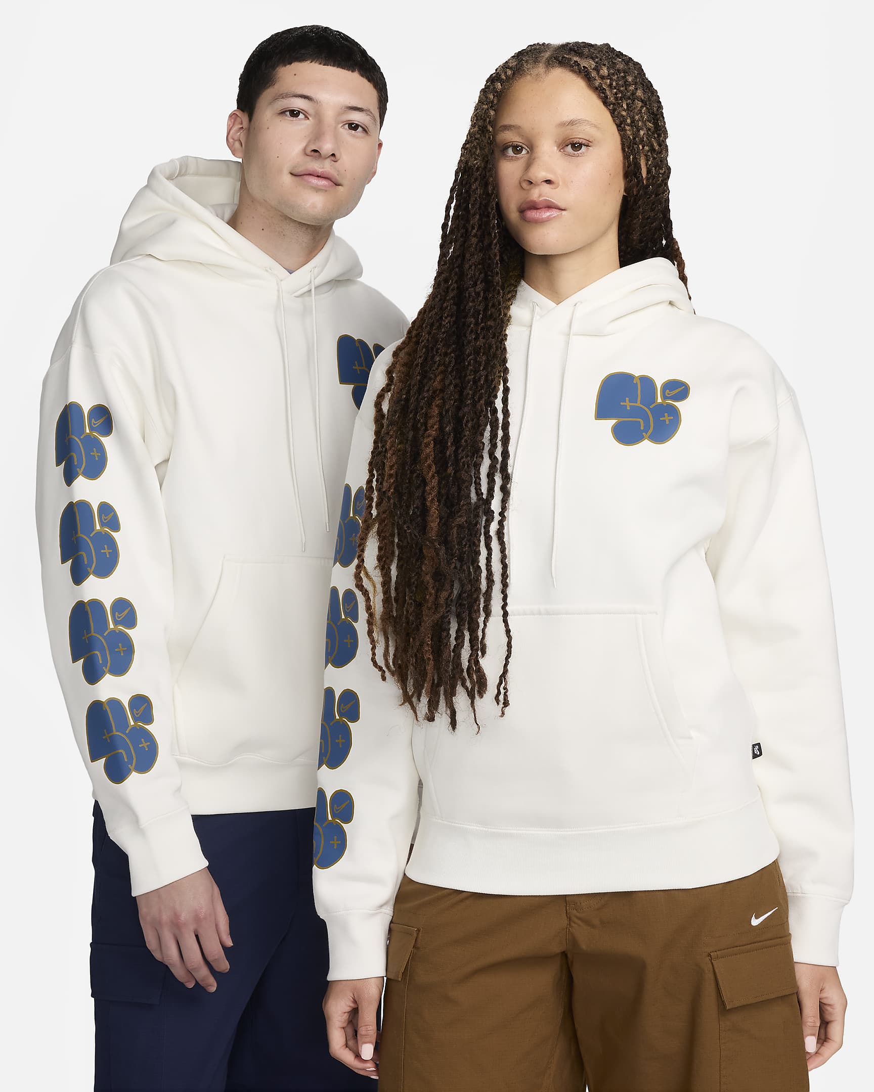 Nike SB Fleece Pullover Skate Hoodie - Sail