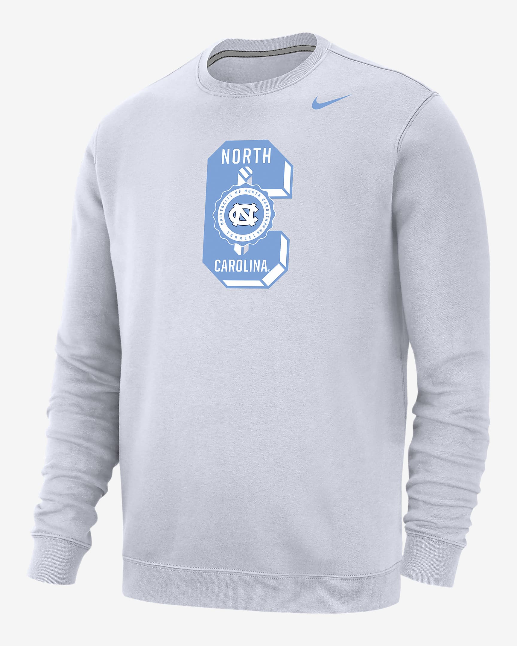 North Carolina Club Fleece Men's Nike College Sweatshirt. Nike.com