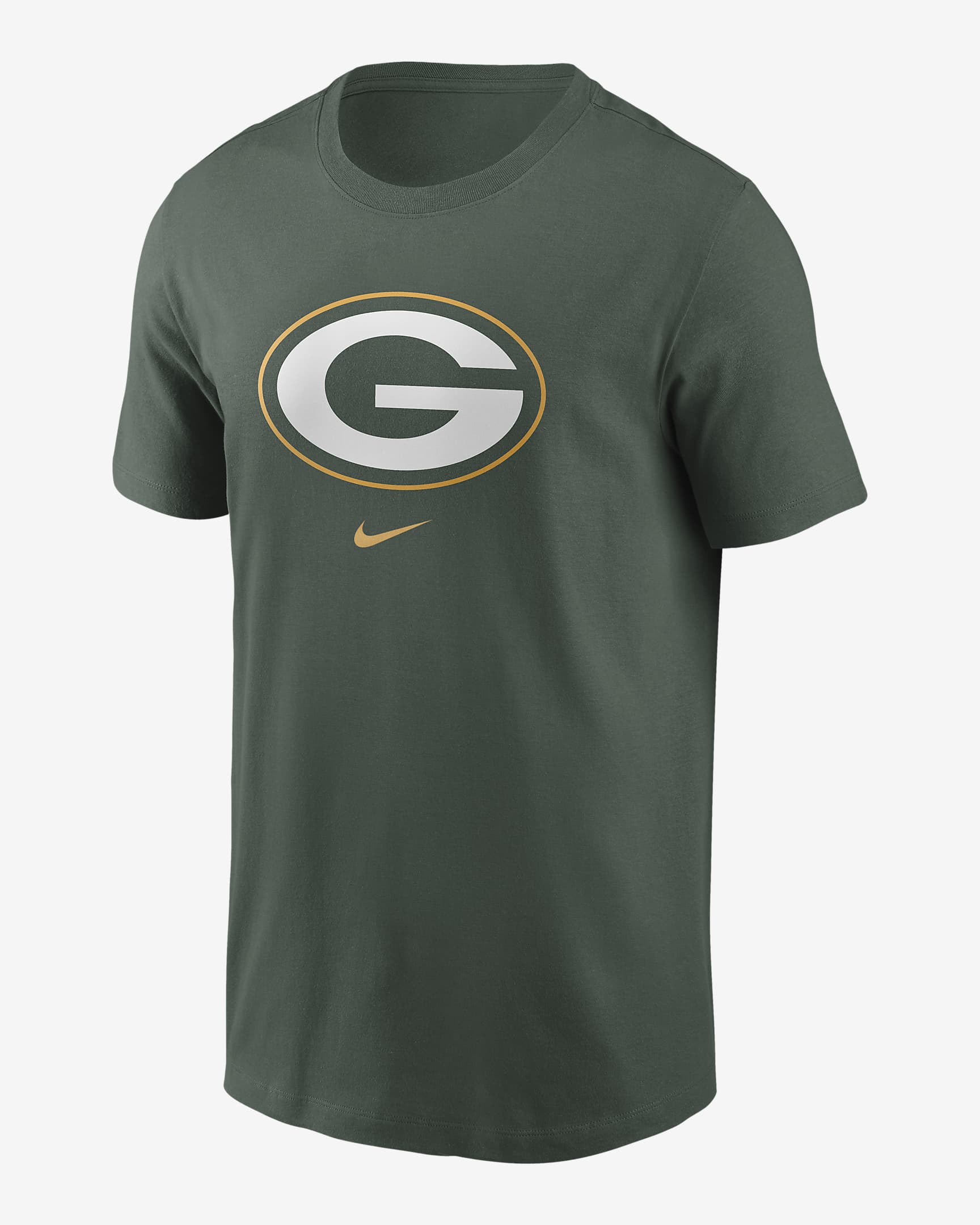 Nike Essential (NFL Green Bay Packers) Big Kids' (Boys') Logo T-Shirt - Fir