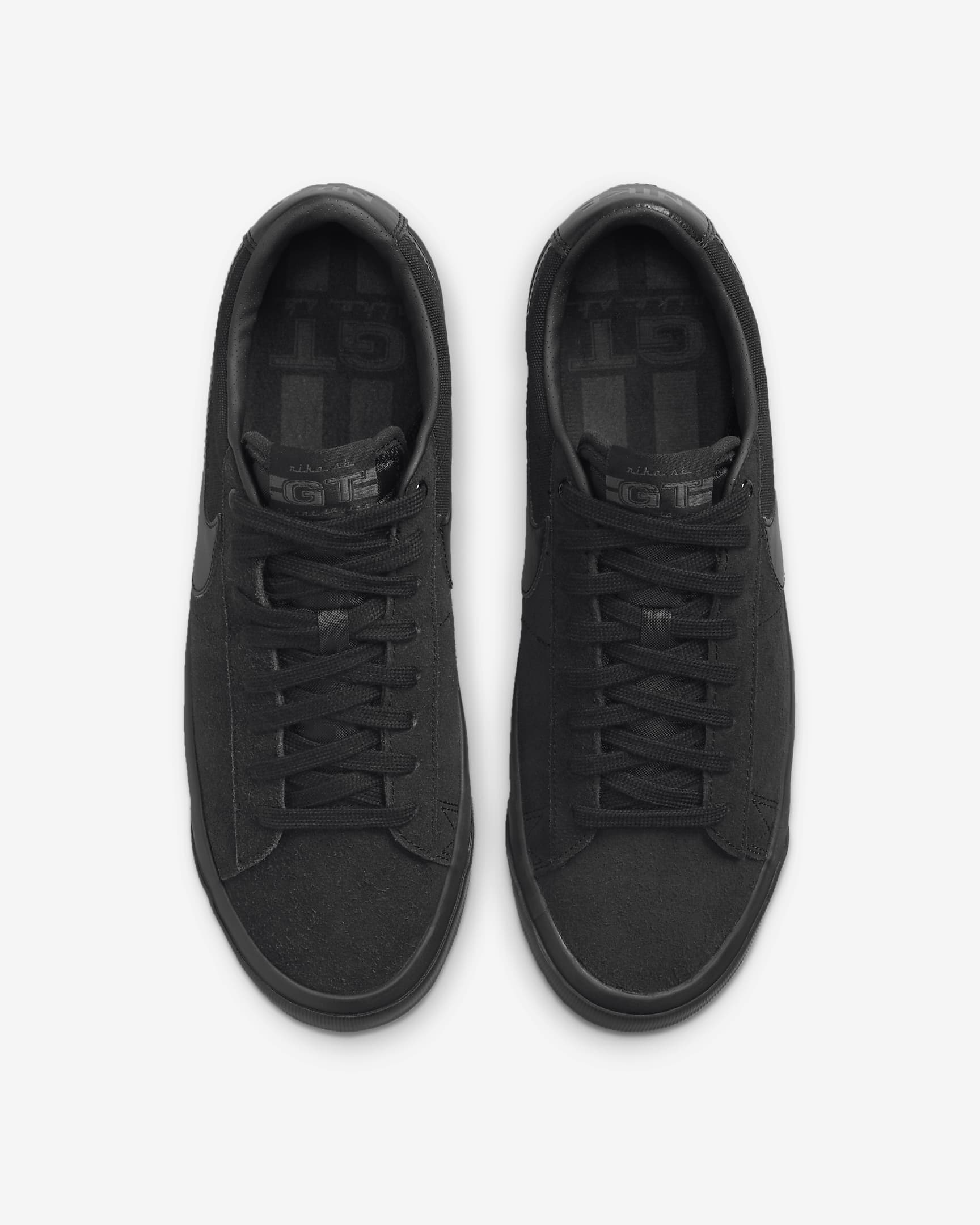 Nike SB Zoom Blazer Low Pro GT Skate Shoes - Black/Black/Anthracite/Black