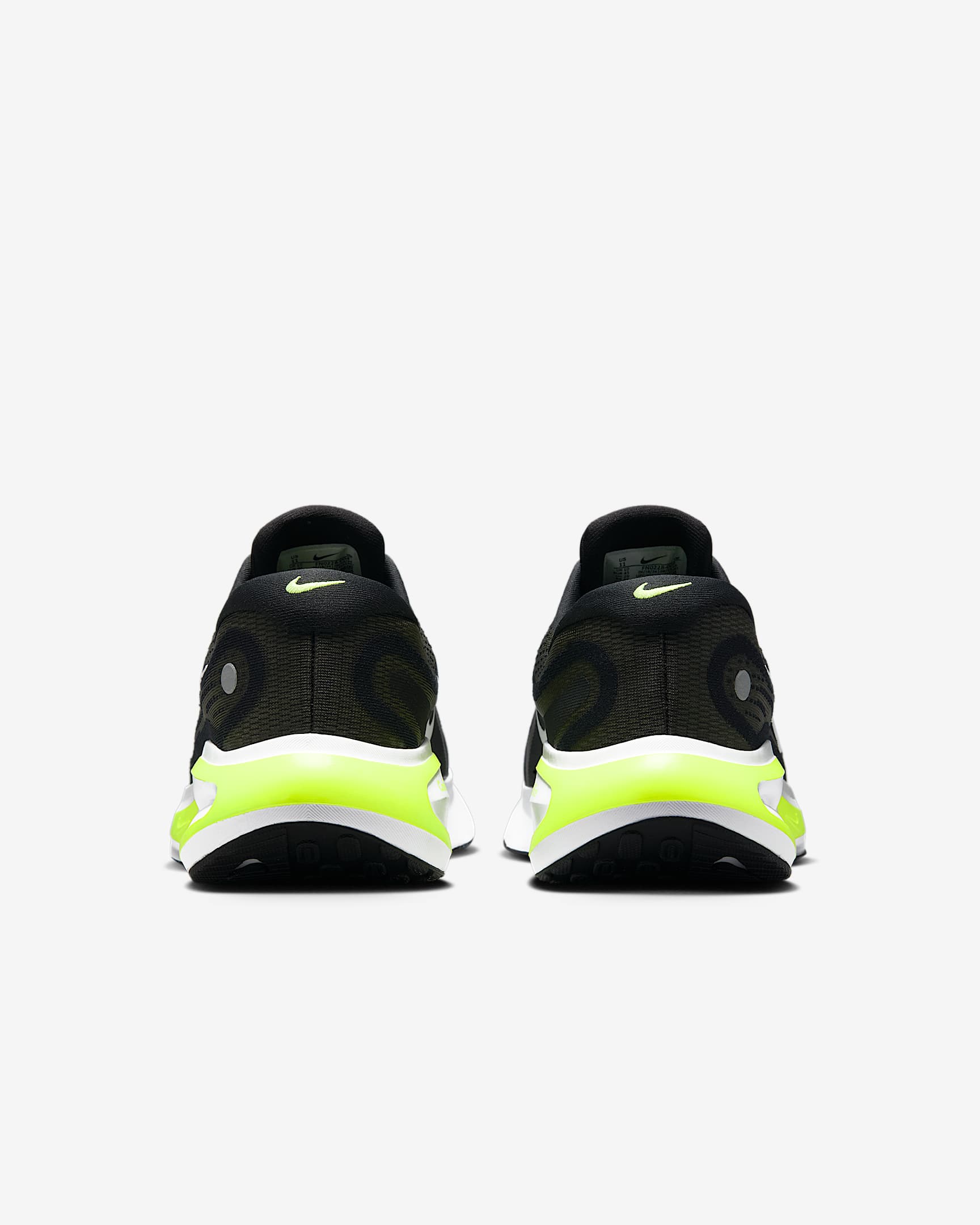 Chaussures de running sur route Nike Journey Run pour homme - Noir/Wolf Grey/Volt/Blanc