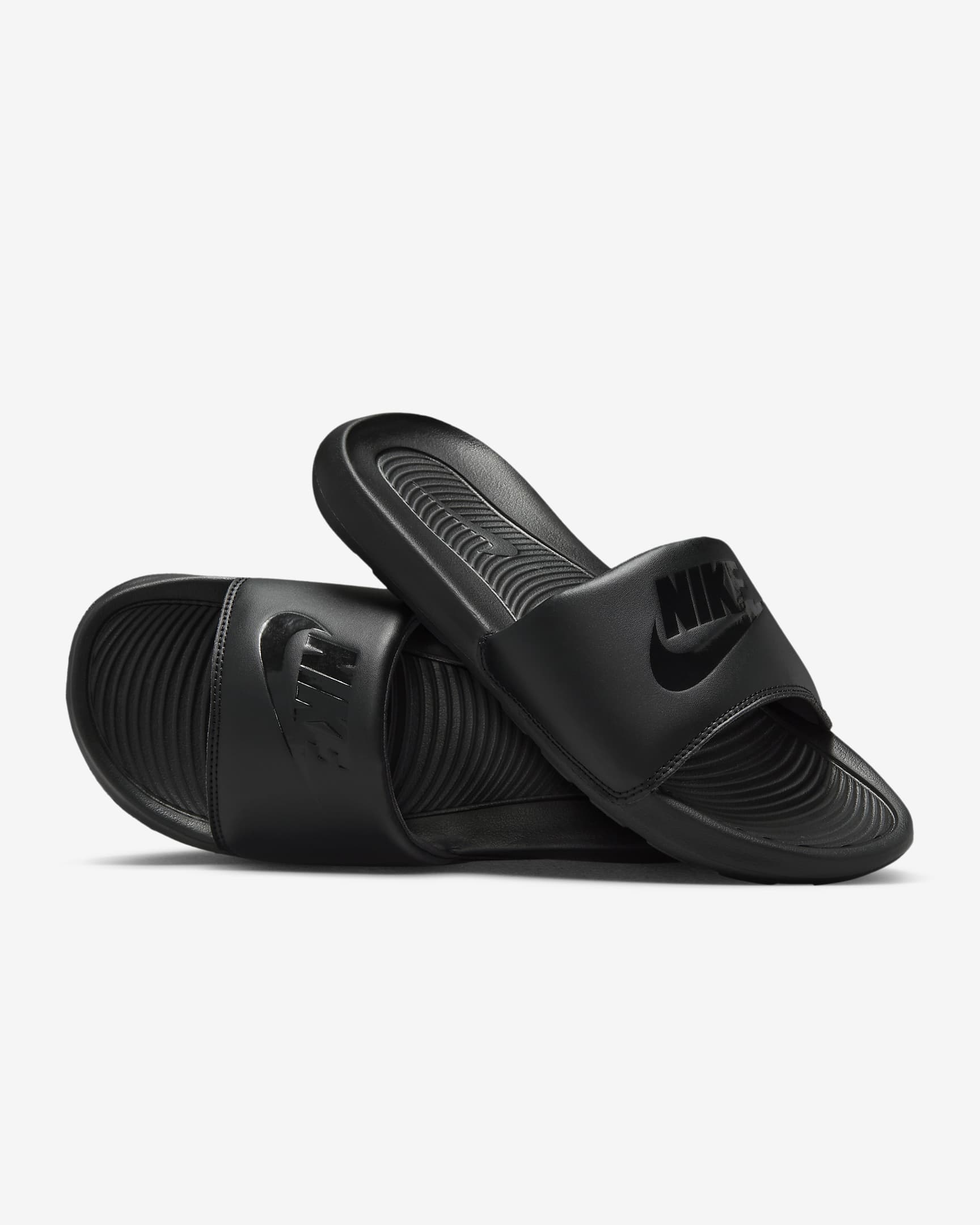 Ciabatta Nike Victori One – Uomo - Nero/Nero/Nero