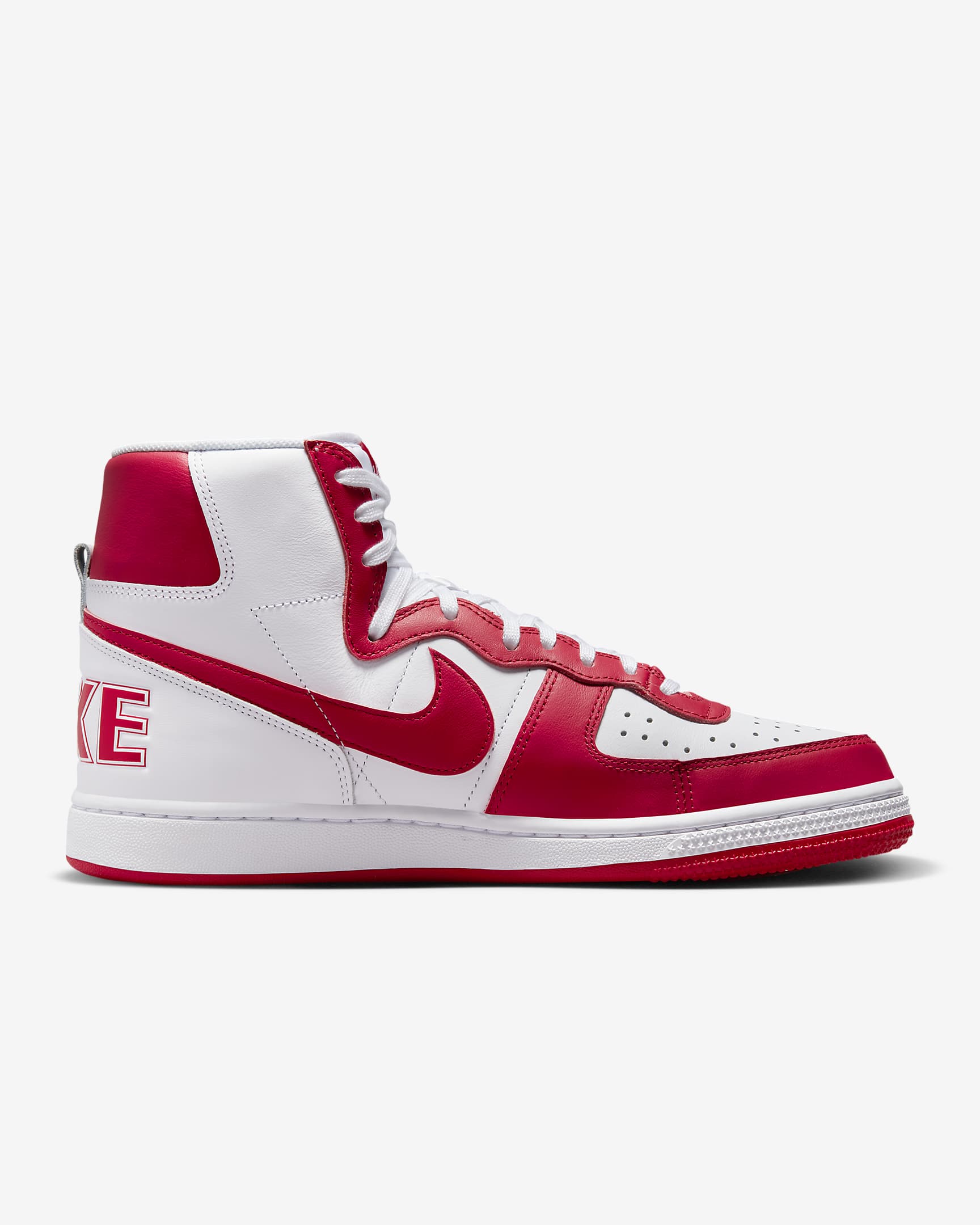 Nike Terminator High Men's Shoes - White/University Red