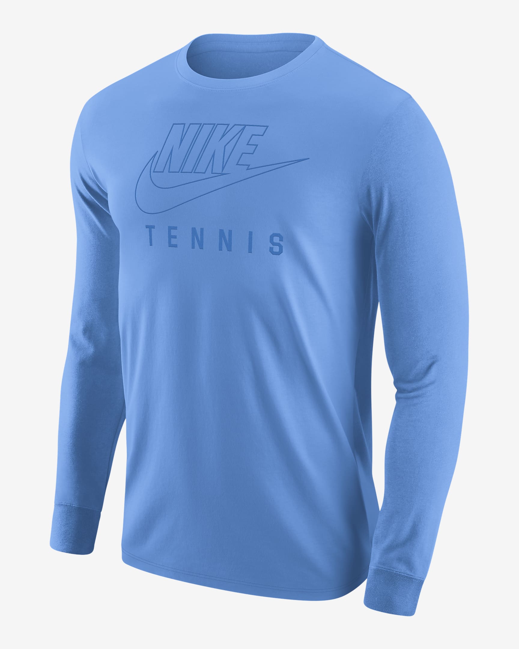 Nike Swoosh Men's Tennis Long-Sleeve T-Shirt - University Blue