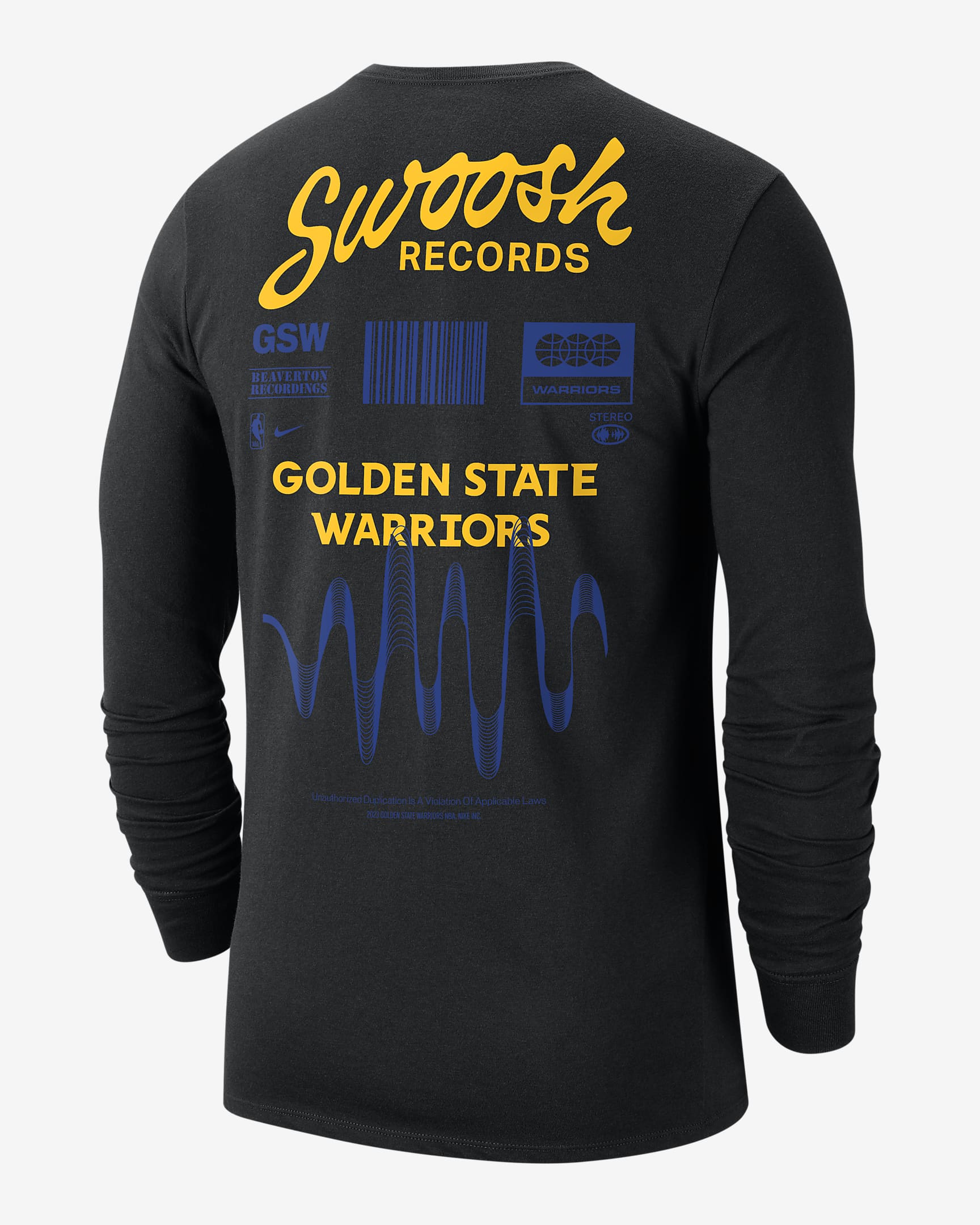 Golden State Warriors Essential Men's Nike NBA Long-Sleeve T-Shirt ...