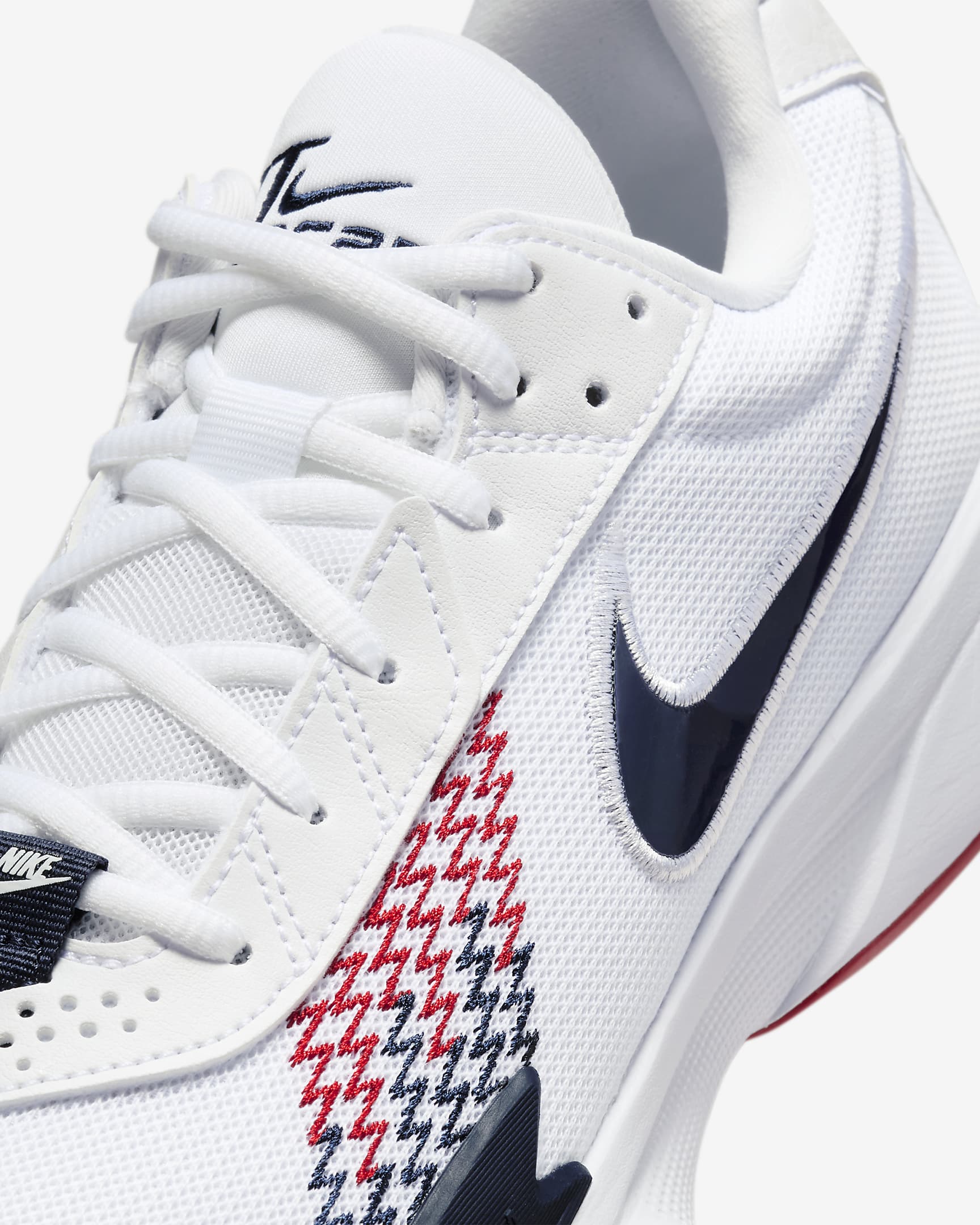 Nike G.T. Cut Academy Basketball Shoes - White/Sport Red/Obsidian