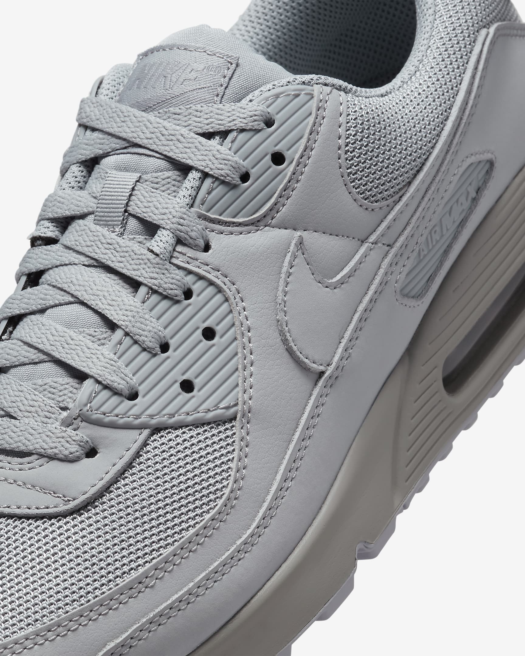 Calzado para hombre Nike Air Max 90 - Gris lobo/Negro/Blanco/Negro