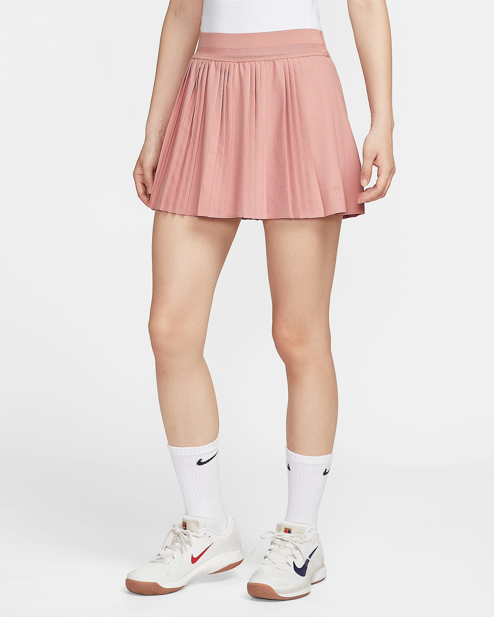 Falda de tenis Dri-FIT plisada para mujer NikeCourt Advantage - Rojo nebulosa/Rojo nebulosa/Rojo nebulosa