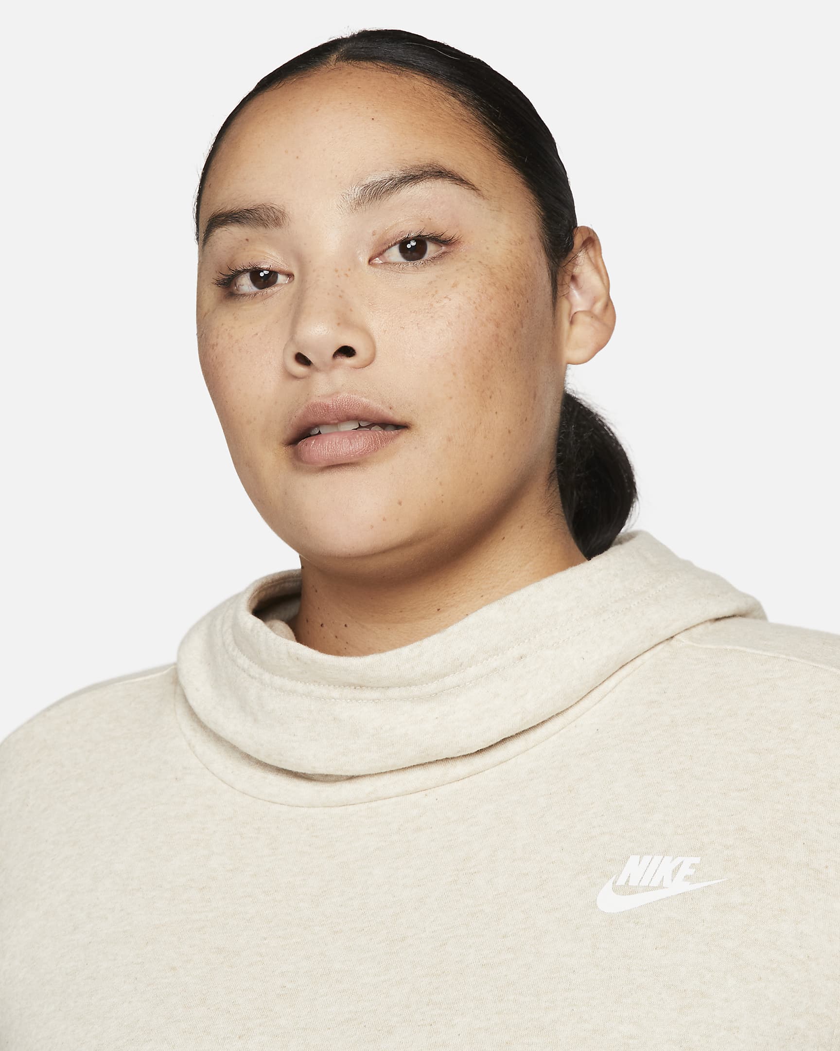 Nike Sportswear Women's Fleece FunnelNeck Hoodie (Plus Size).