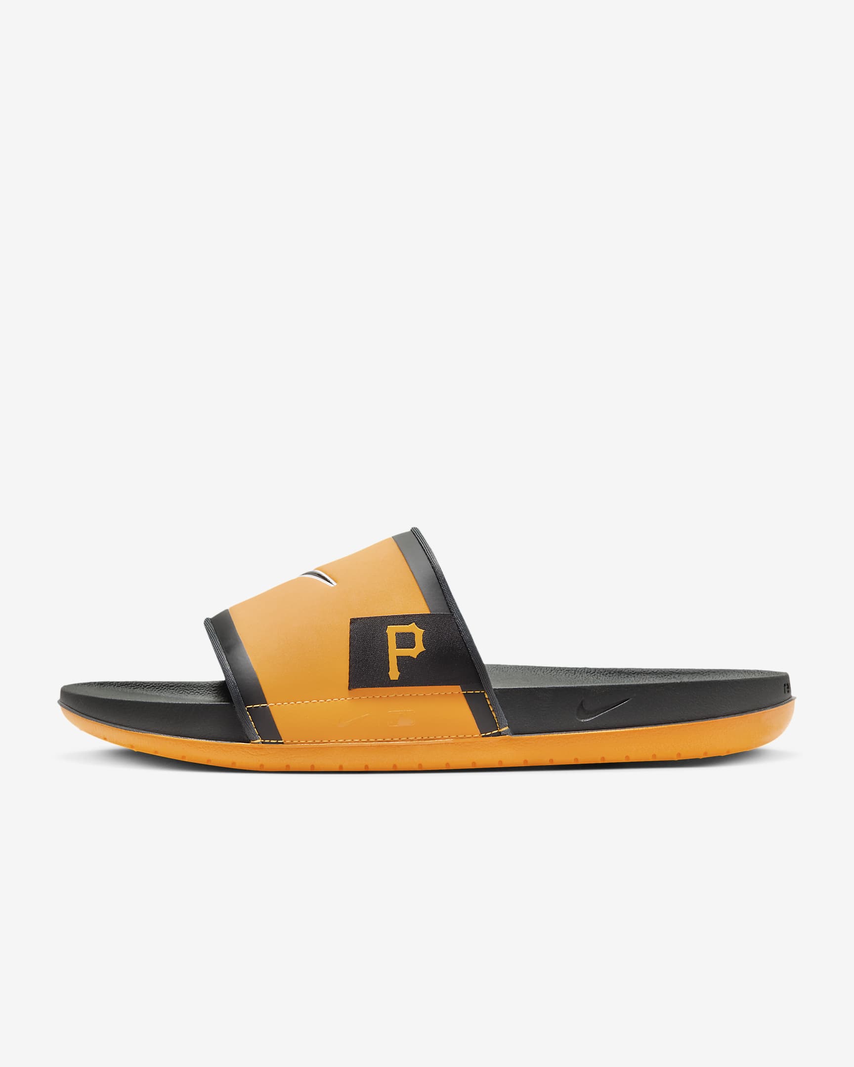 Nike Offcourt (Pittsburgh Pirates) Offcourt Slides - Sundown/Dark Smoke Grey/Black