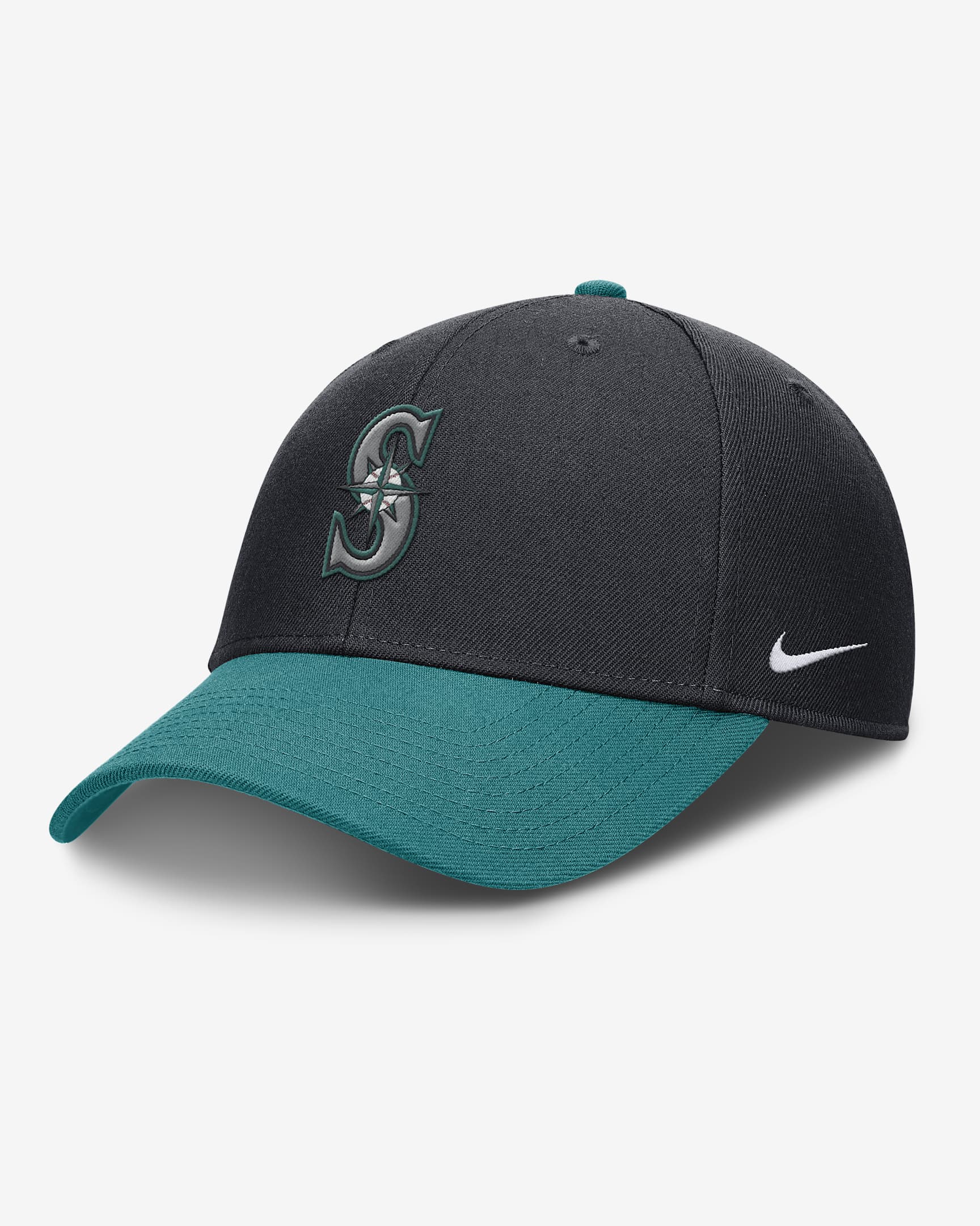 Gorra Nike Dri-FIT de la MLB ajustable para hombre Seattle Mariners ...