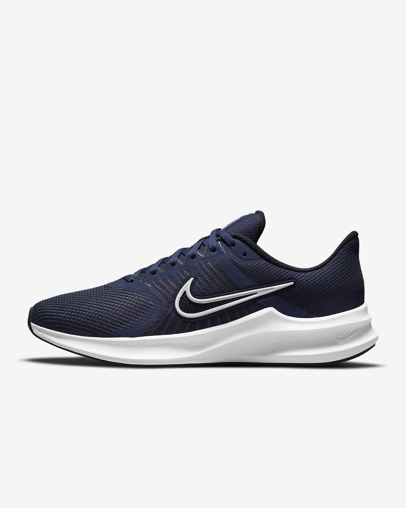 Nike Downshifter 11 Herren-Laufschuh - Midnight Navy/Dark Obsidian/Weiß