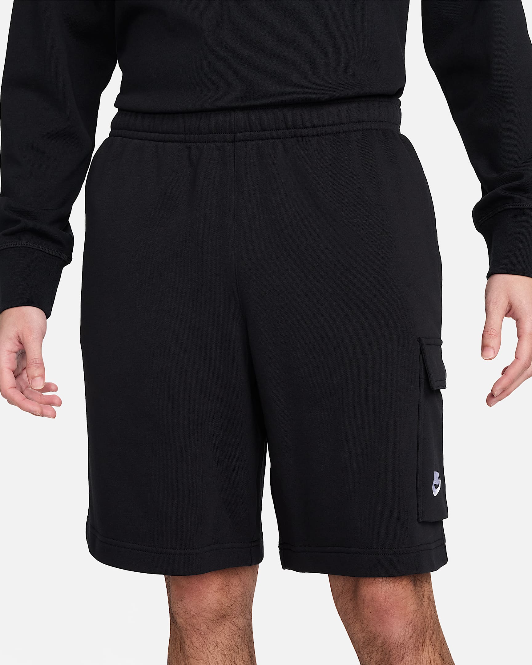 Nike Sportswear Club Men's French Terry Cargo Shorts. Nike BE