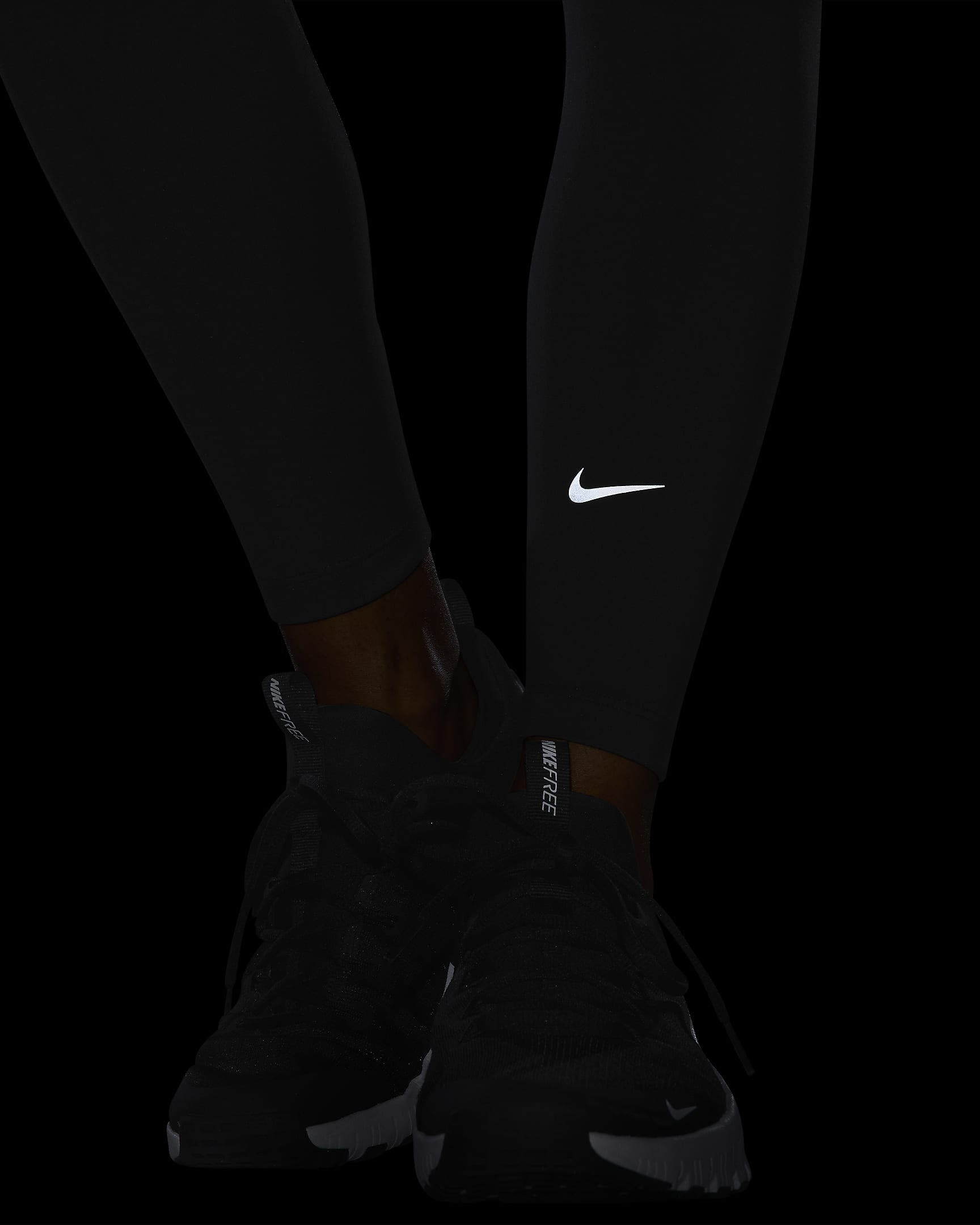 Legging long taille haute Nike One pour femme - Noir