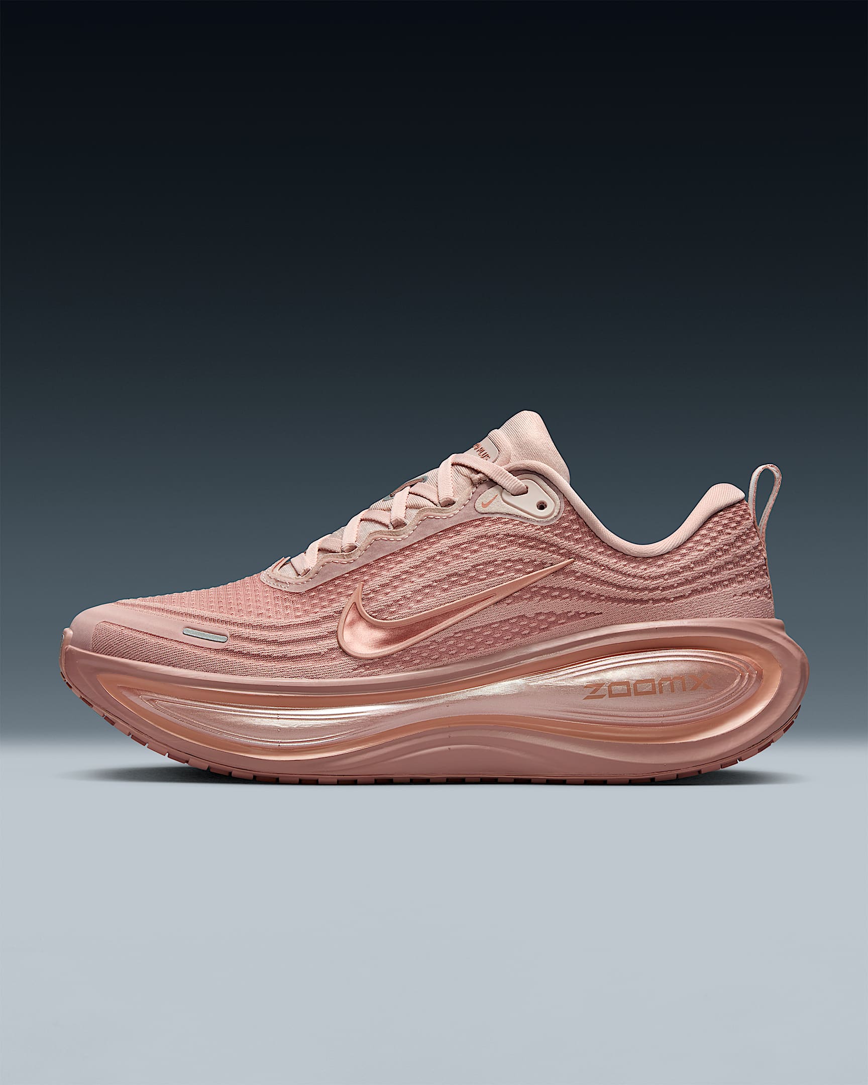 Nike Vomero Plus Women's Road Running Shoes - Particle Pink/Silt Red/Metallic Silver/Metallic Rose Gold