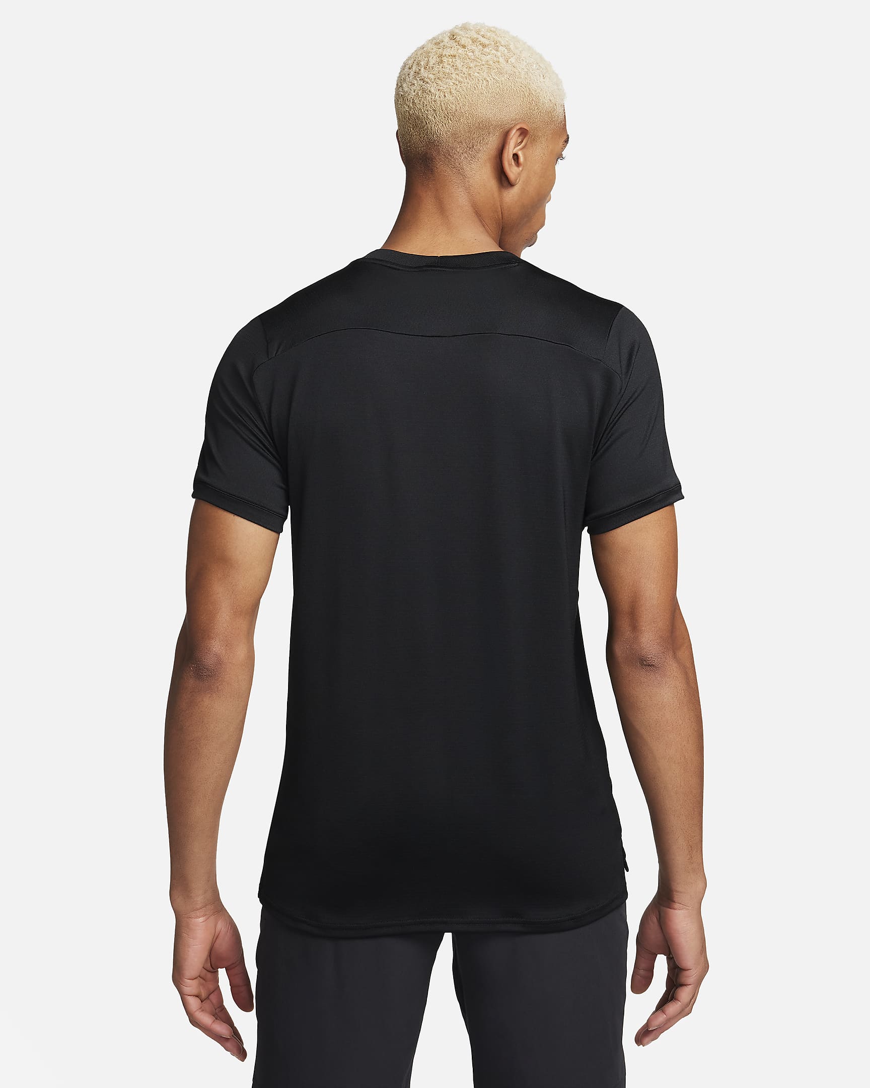 Playera de tenis Dri-FIT para hombre NikeCourt Advantage - Negro/Blanco