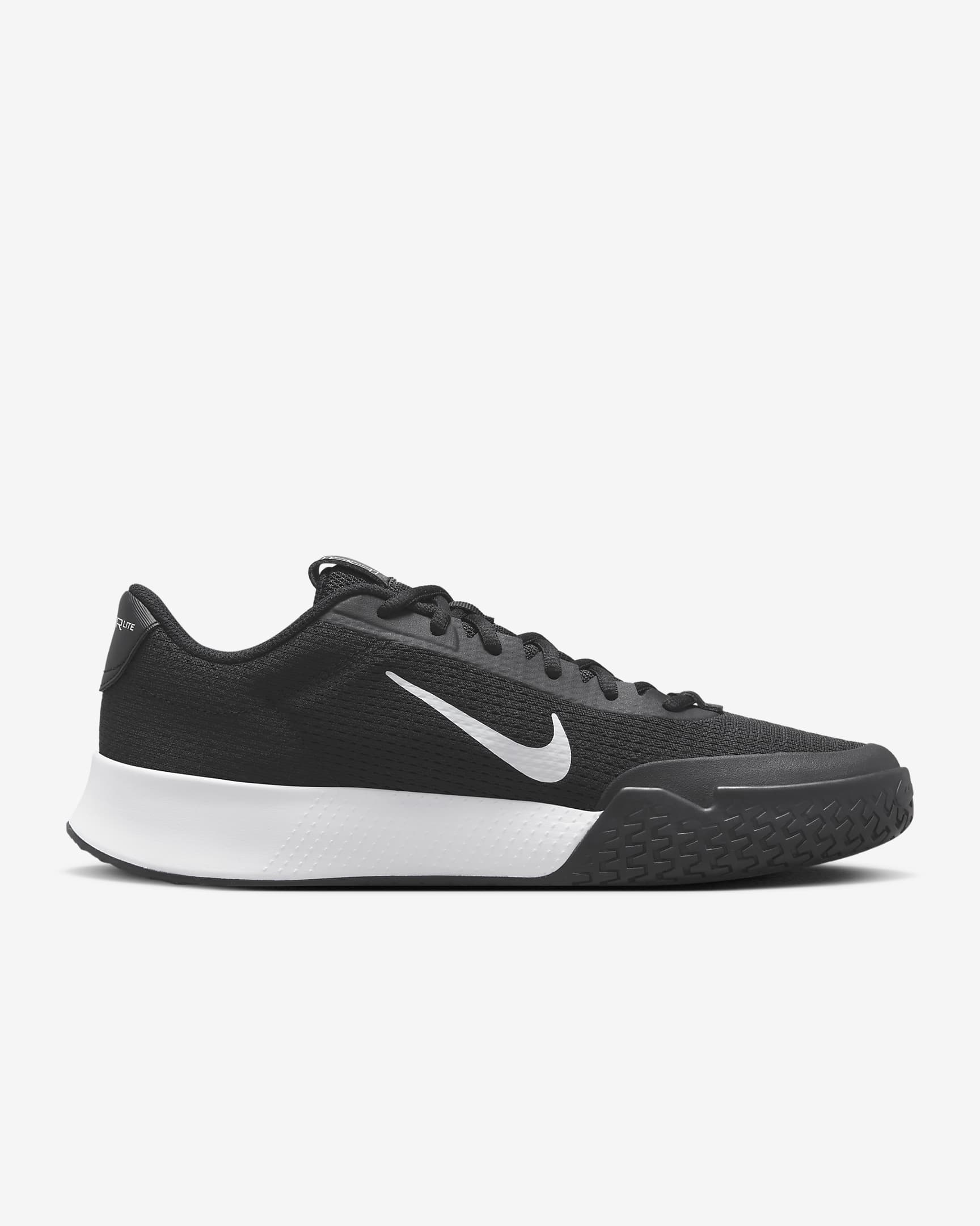 NikeCourt Vapor Lite 2 Herren-Tennisschuh für Hartplätze - Schwarz/Weiß