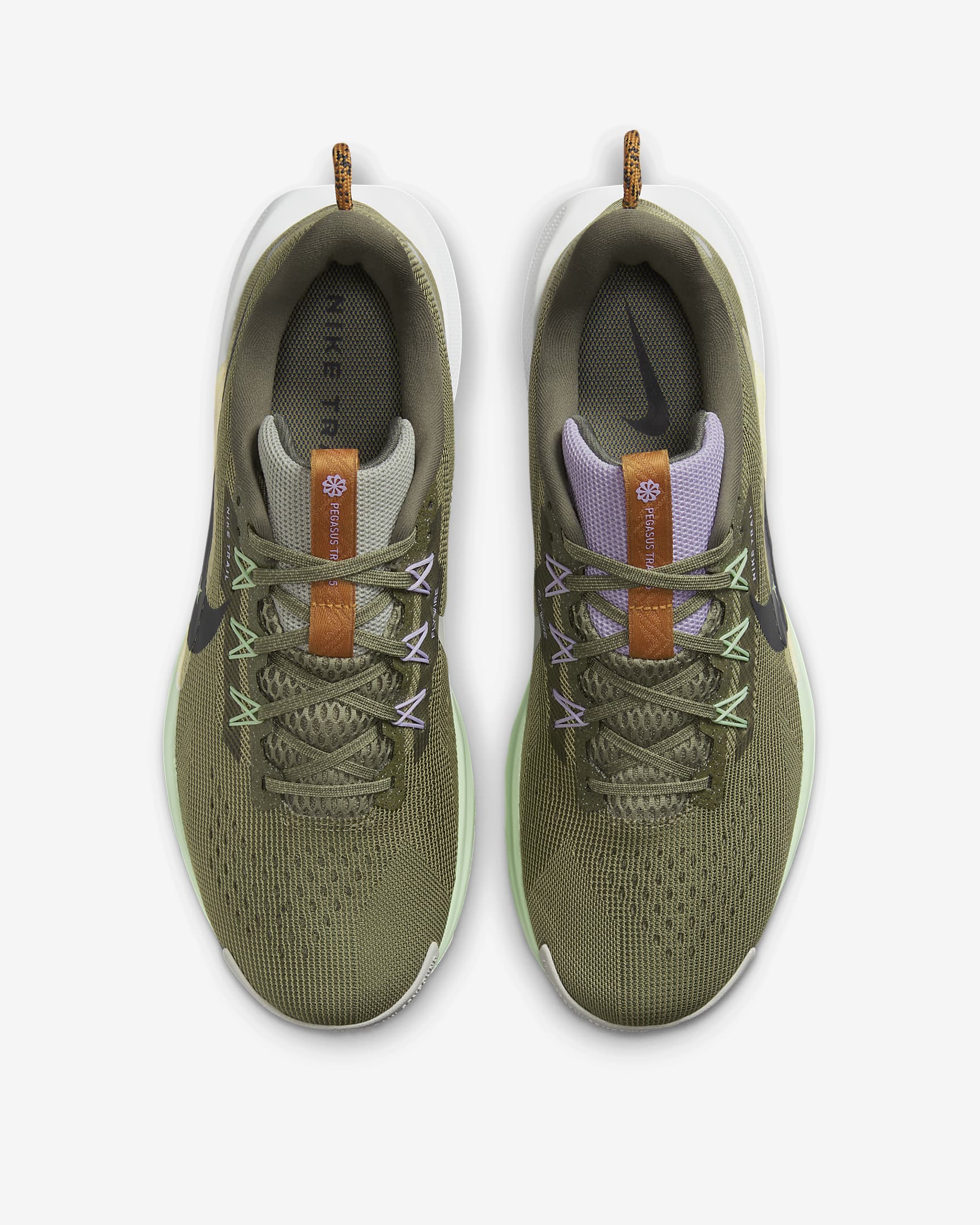 Męskie buty do biegania w terenie Nike Pegasus Trail 5 - Medium Olive/Neutral Olive/Vapor Green/Anthracite