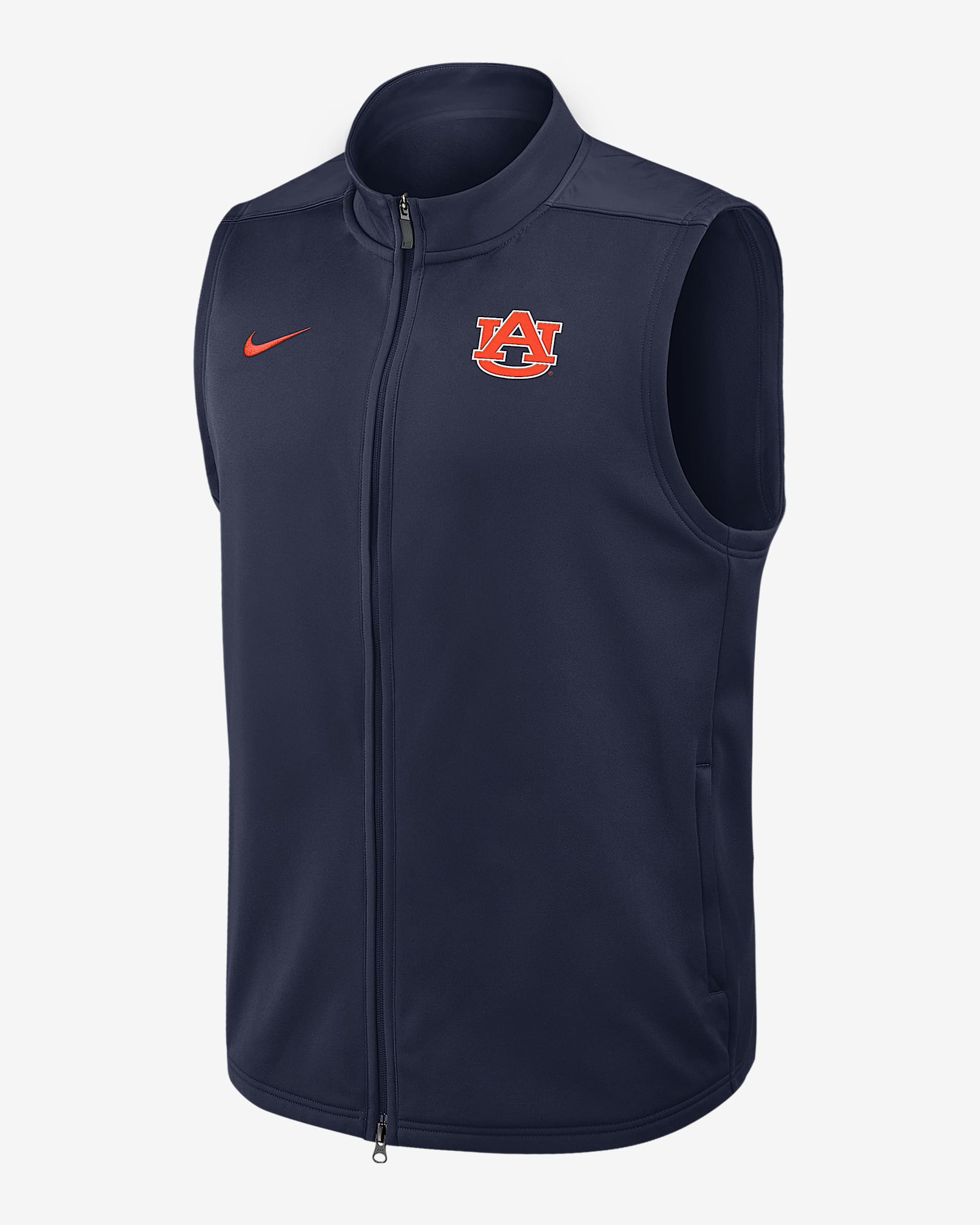 Auburn Victory Men's Nike Therma-FIT College Full-Zip Vest - Navy