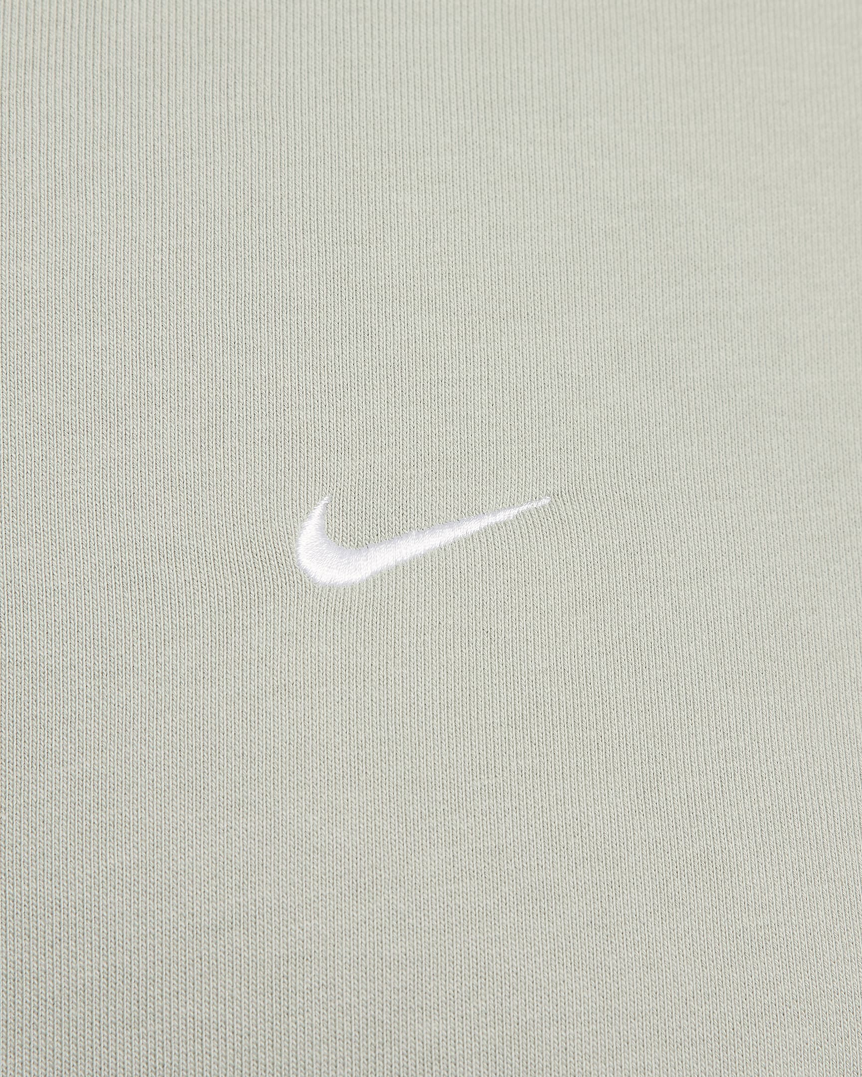 Nike Solo Swoosh Fleece-Rundhalsshirt für Herren - Jade Horizon/Weiß