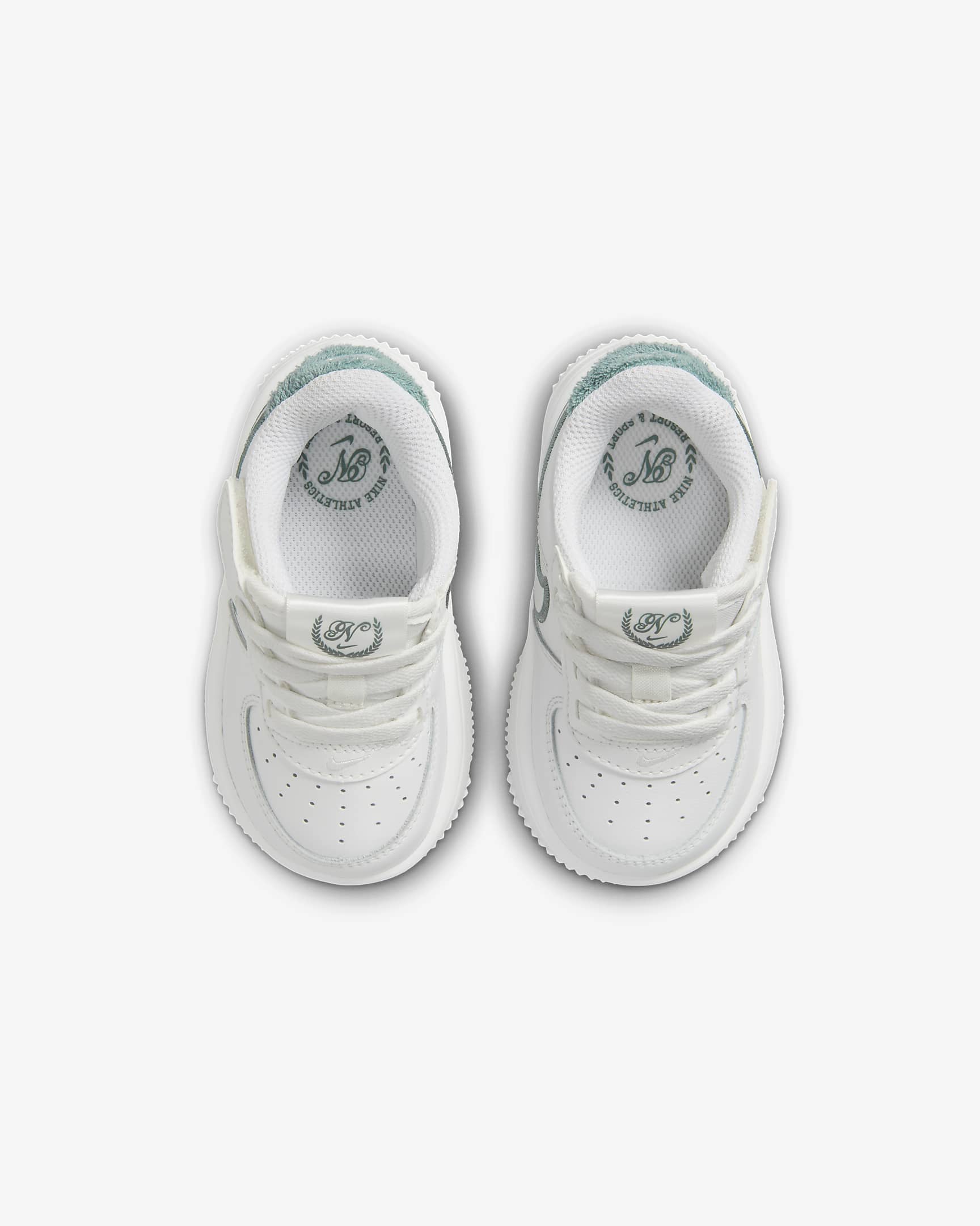 Nike Force 1 Low LV8 EasyOn Baby/Toddler Shoes - Summit White/Bicoastal/Summit White