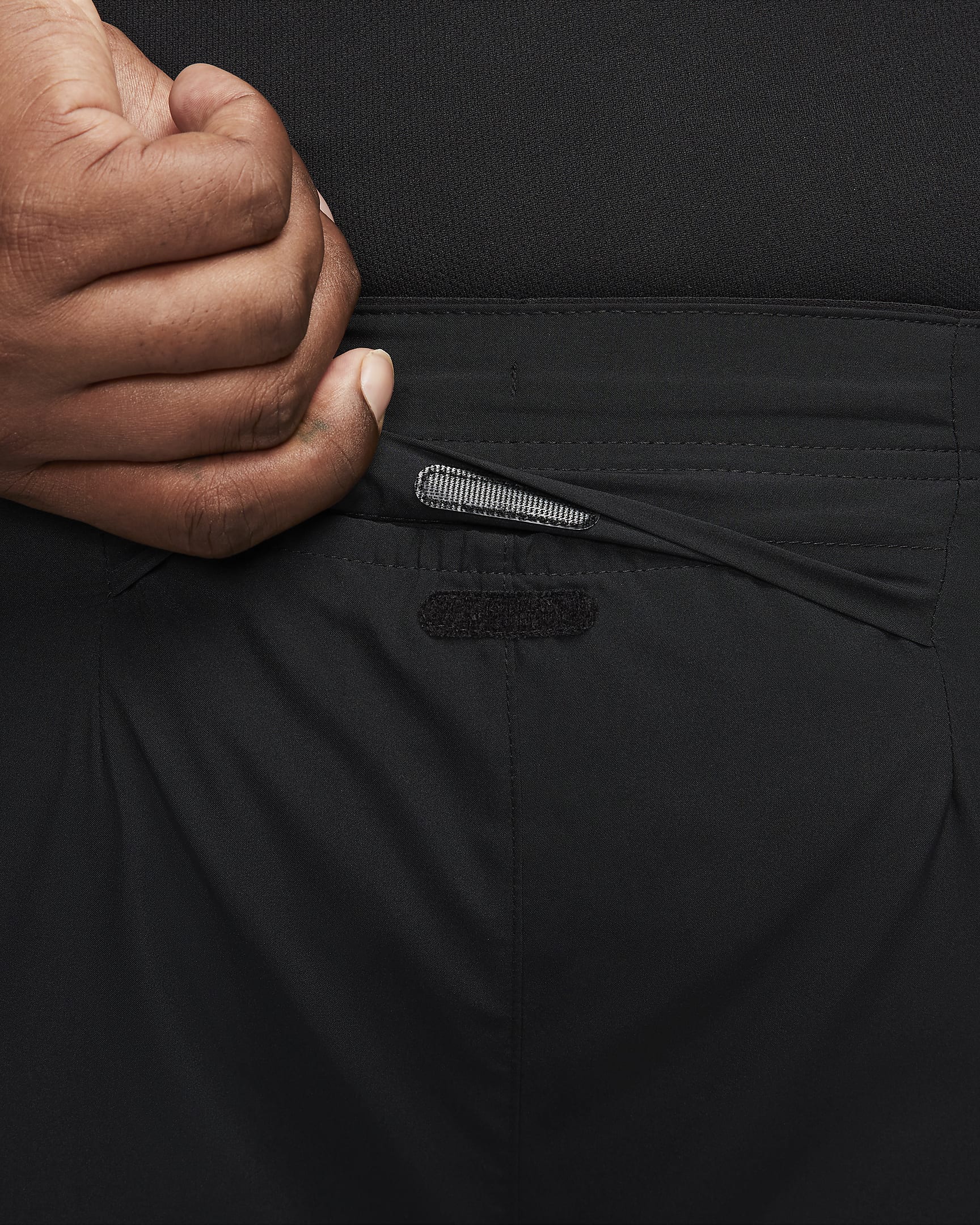 Nike Challenger Dri-FIT løpeshorts med innershorts til herre (13 cm) - Svart/Svart/Svart