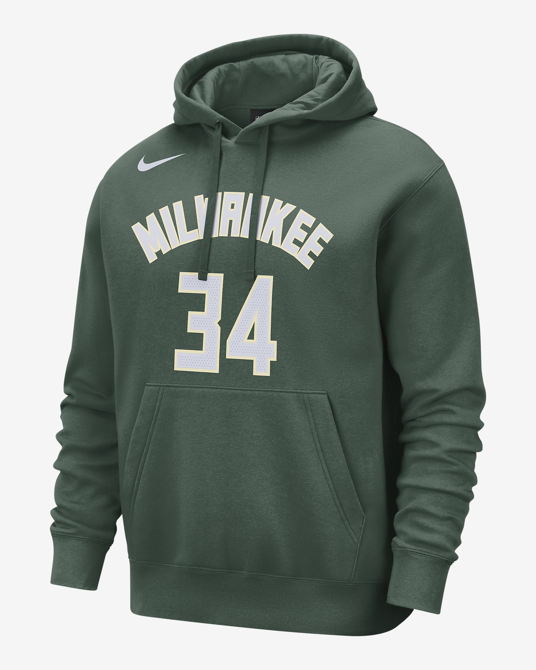 Milwaukee Bucks Club Mens Nike Nba Pullover Hoodie Nike Hu