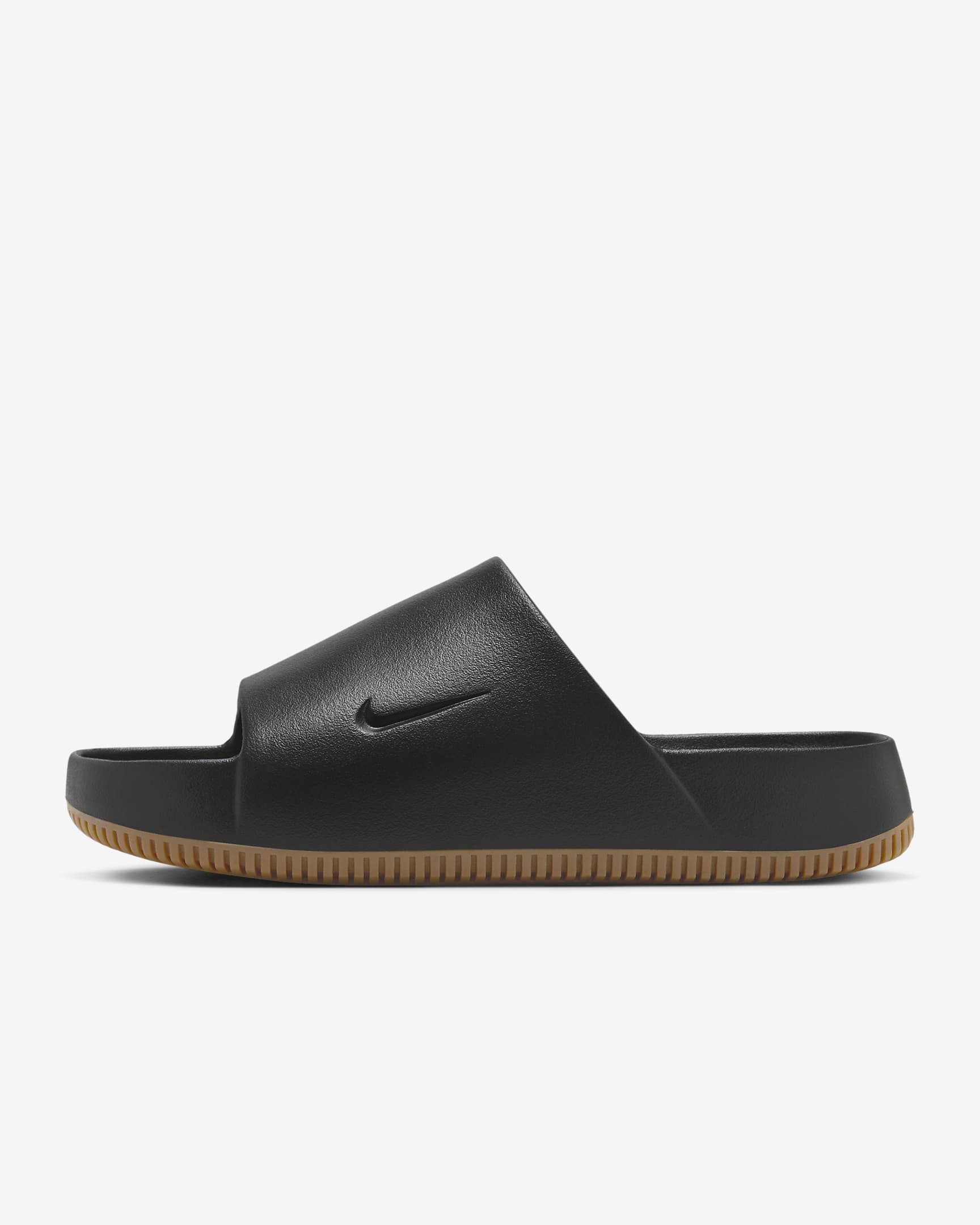 Nike Calm Men's Slides - Black/Gum Medium Brown/Black