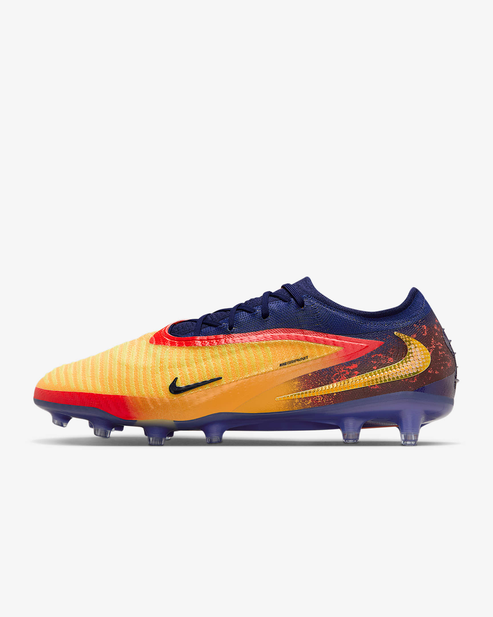 Nike Phantom 6 Low Elite 'Erling Haaland' Artificial-Grass Football Boot - Laser Orange/Blue Void/Lemon Venom