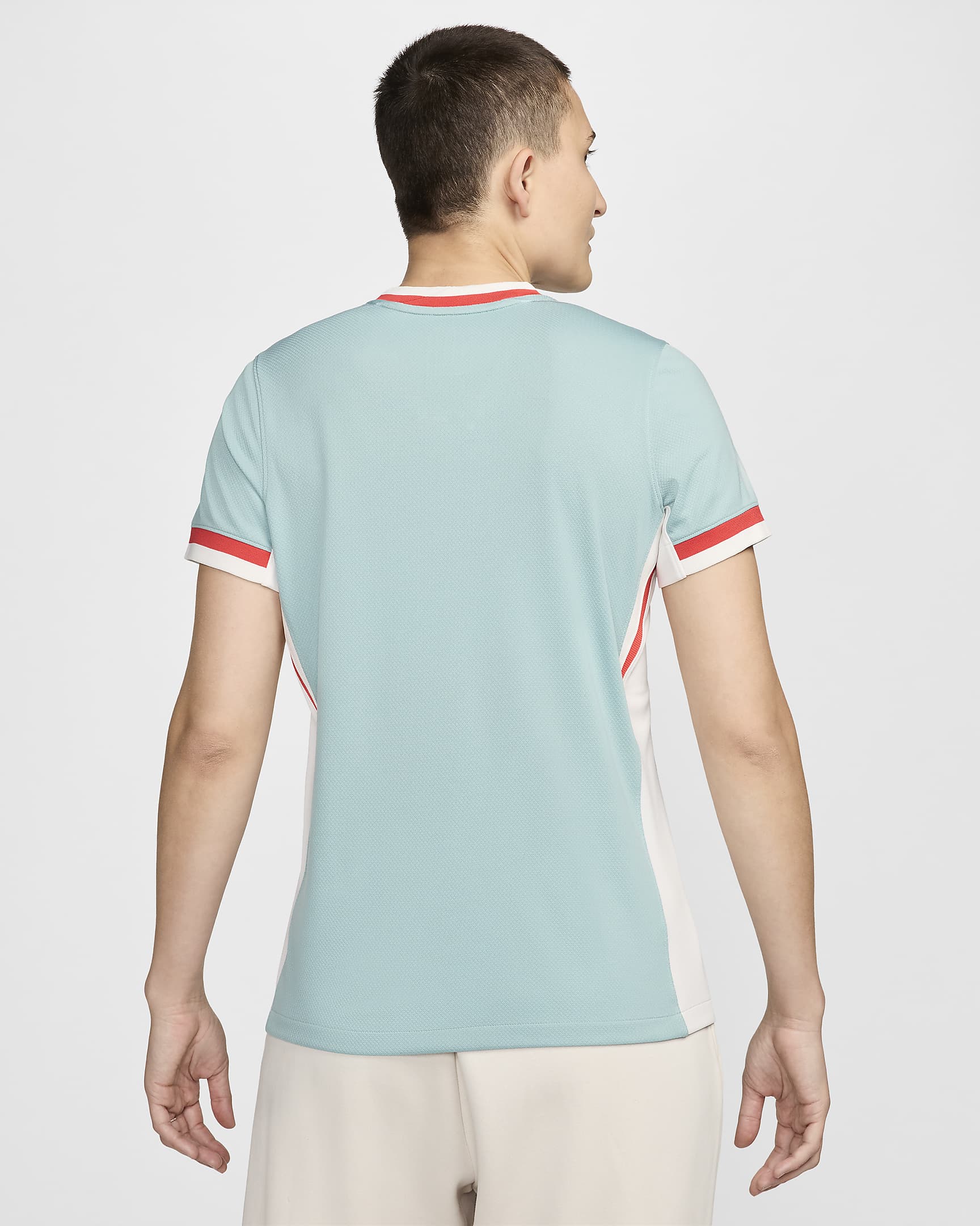 Segunda equipación Stadium Club Atlético de Madrid 2024/25 Camiseta de fútbol Replica Nike Dri-FIT - Mujer - Cannon/Phantom/Carmesí claro/Carmesí claro