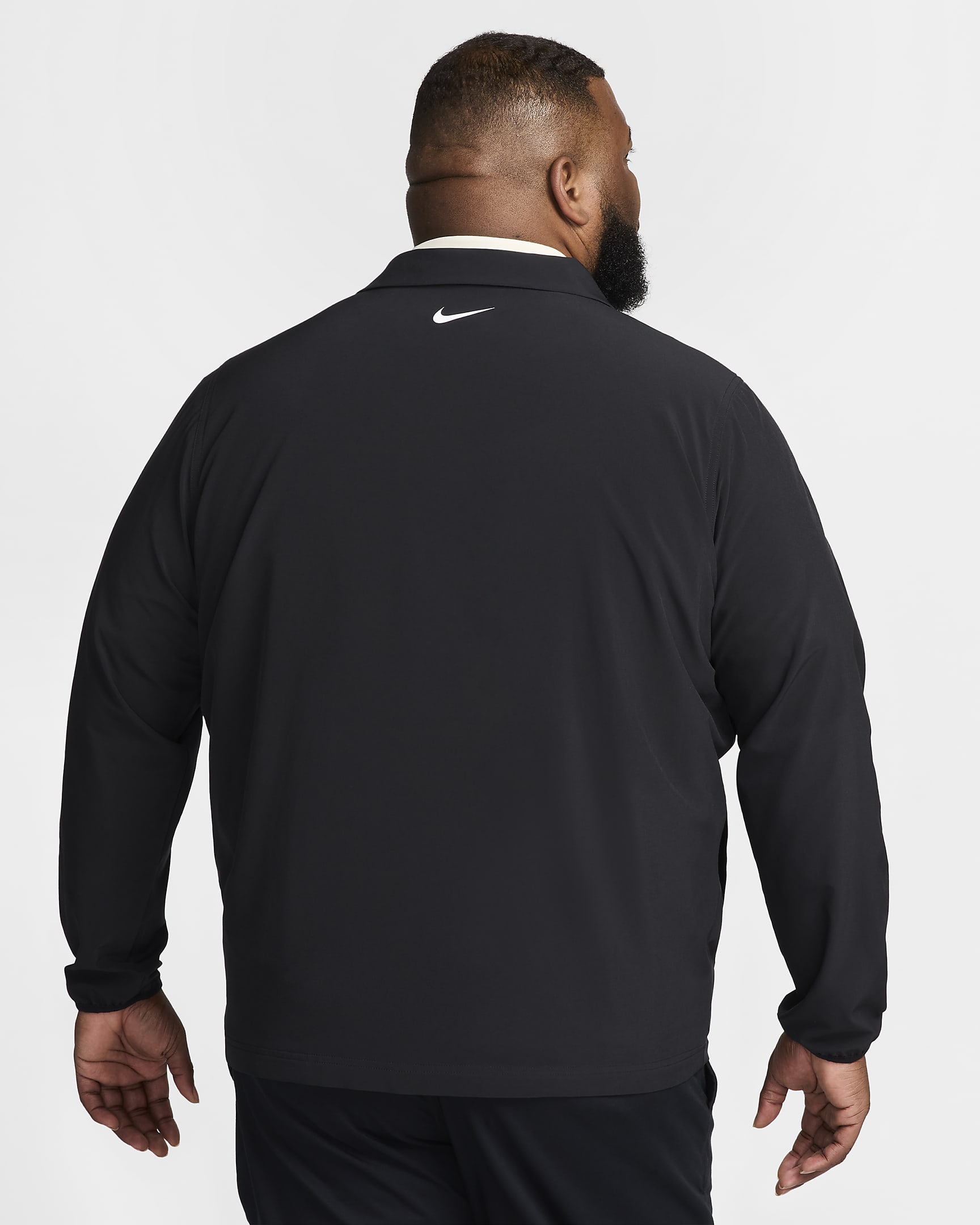 Nike Tour Men's Repel Full-Zip Golf Jacket - Black/White