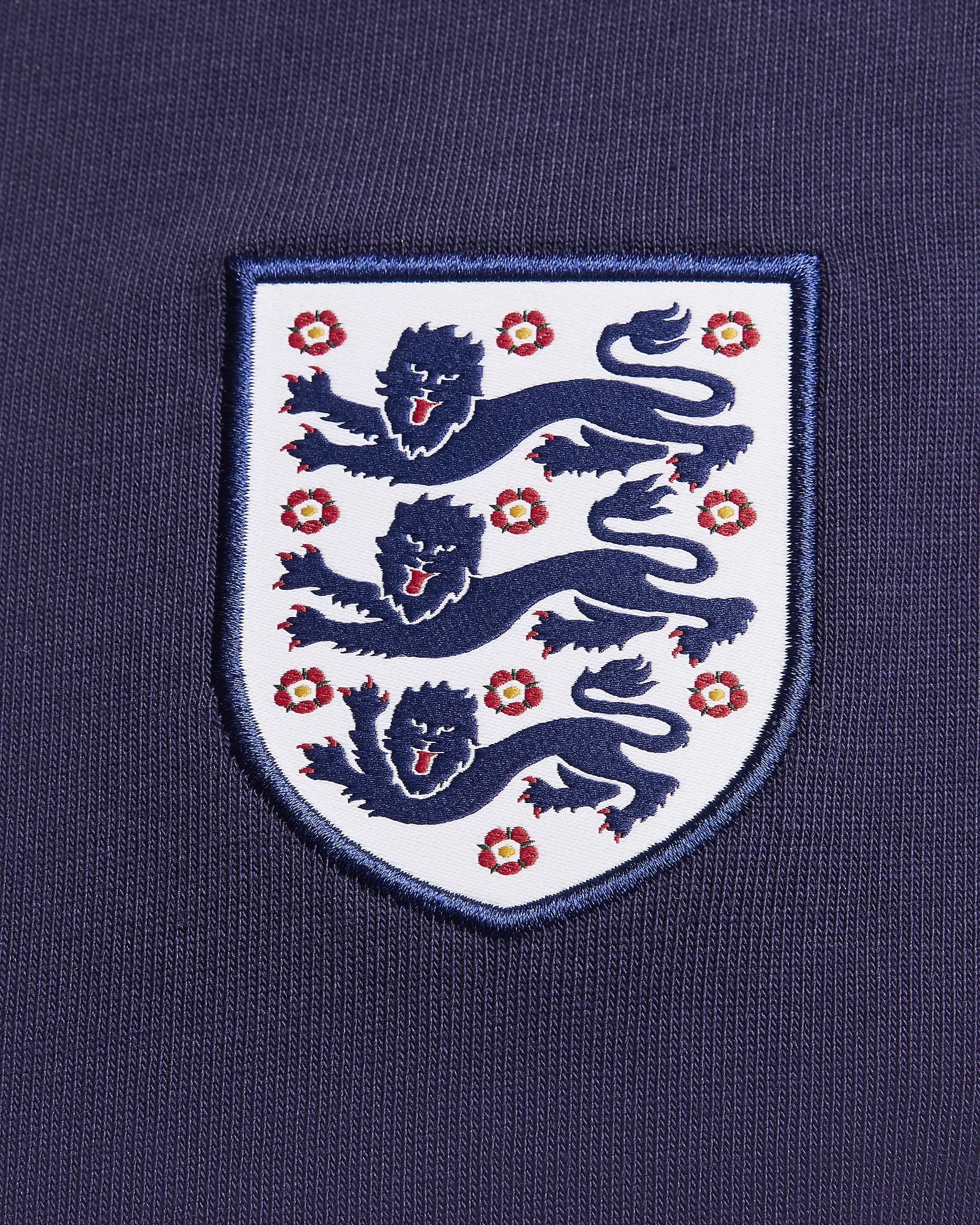 England Travel Nike Kurzarm-Fußballoberteil - Purple Ink/Purple Ink/Sesame/Weiß