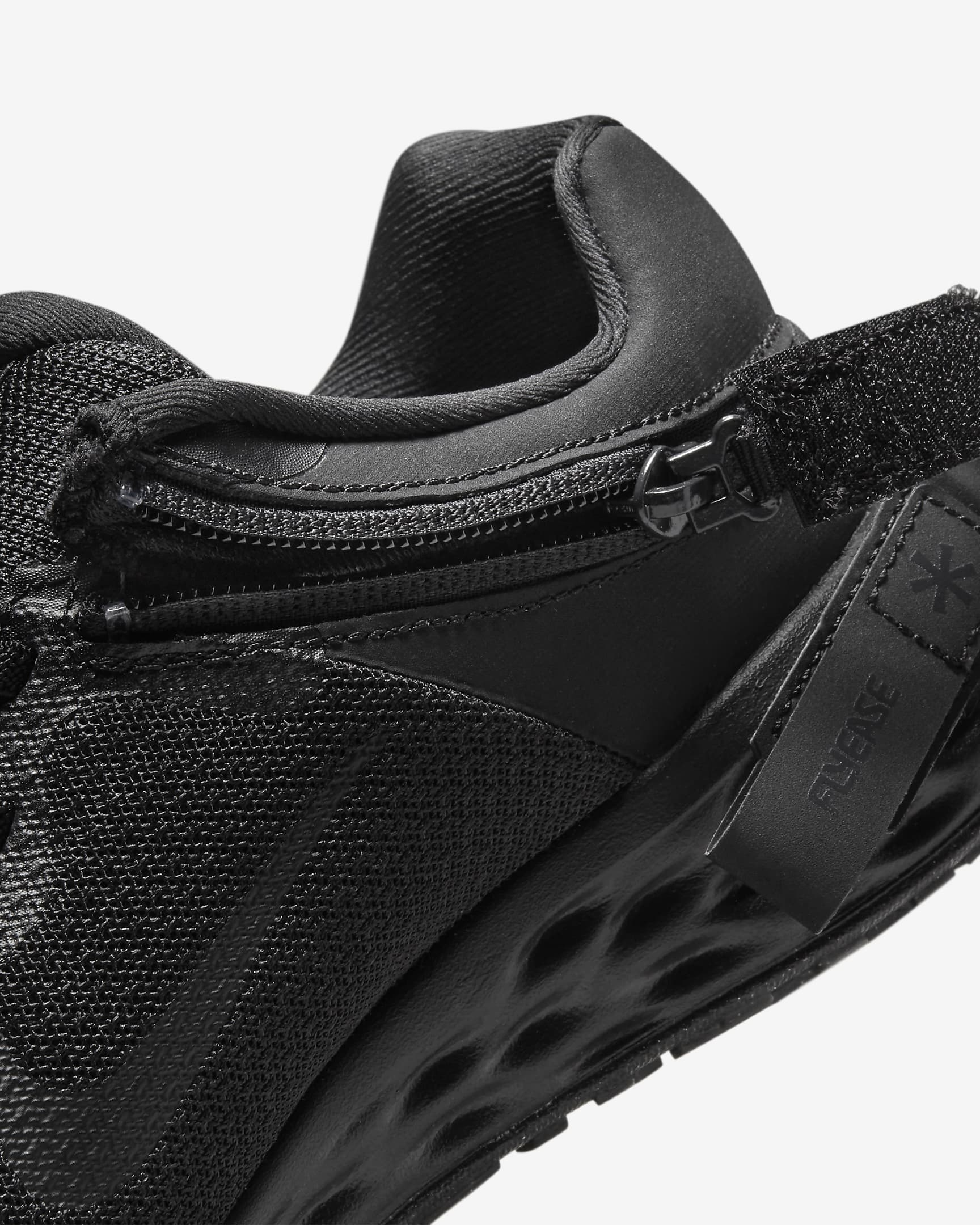 Nike Revolution 6 FlyEase Older Kids' Easy On/Off Road Running Shoes - Black/Dark Smoke Grey/Black