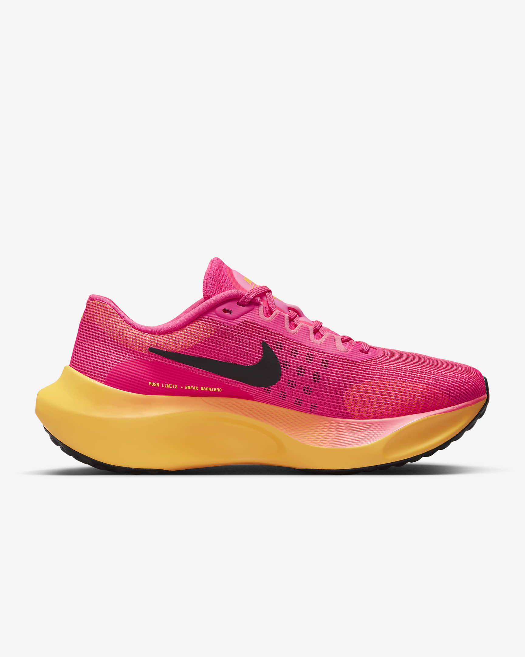 Tenis de correr en pavimento para mujer Nike Zoom Fly 5 - Hiperrosa/Naranja láser/Negro