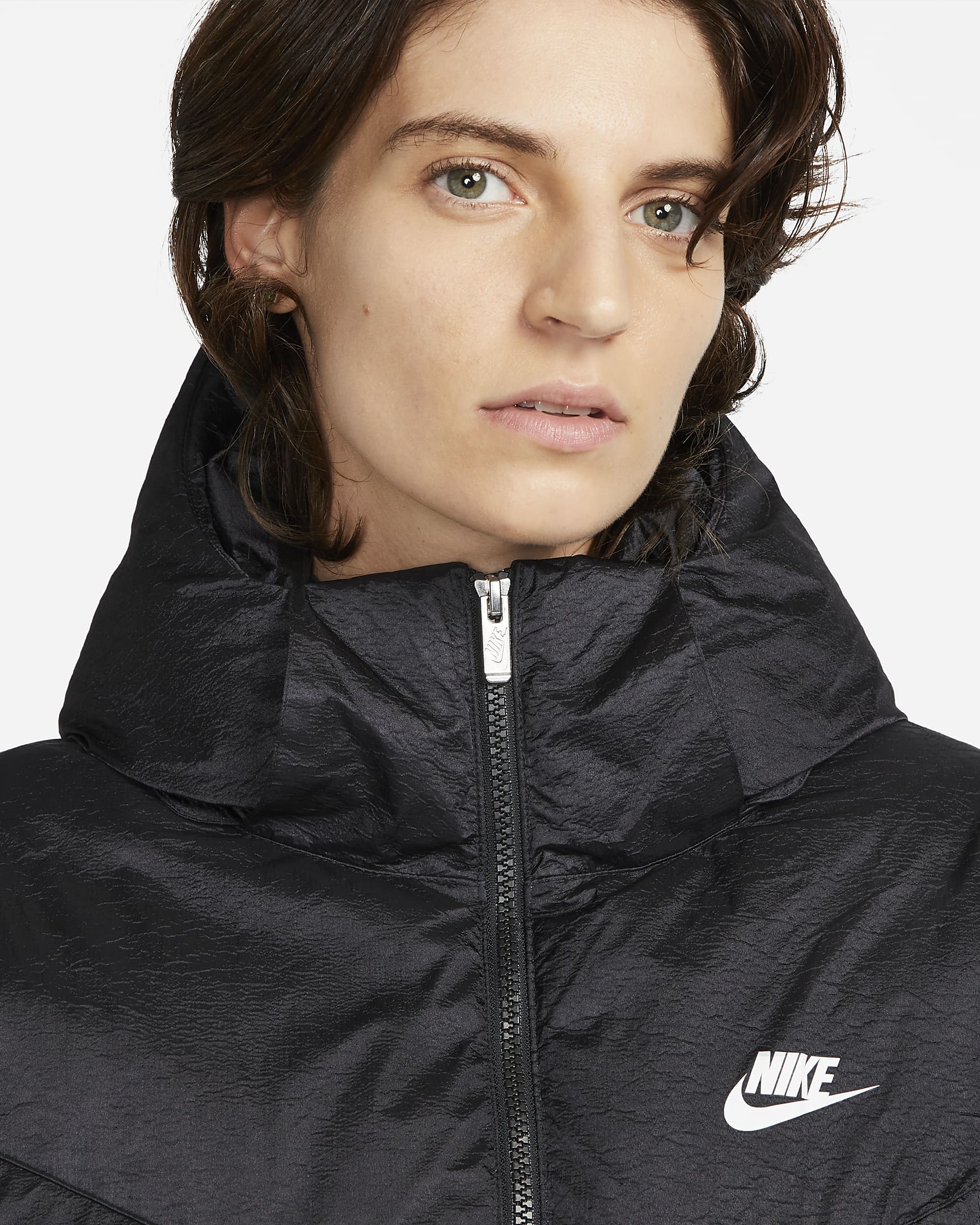 Nike Sportswear Therma Fit City Series Womens Synthetic Fill Shine Parka Nike Si