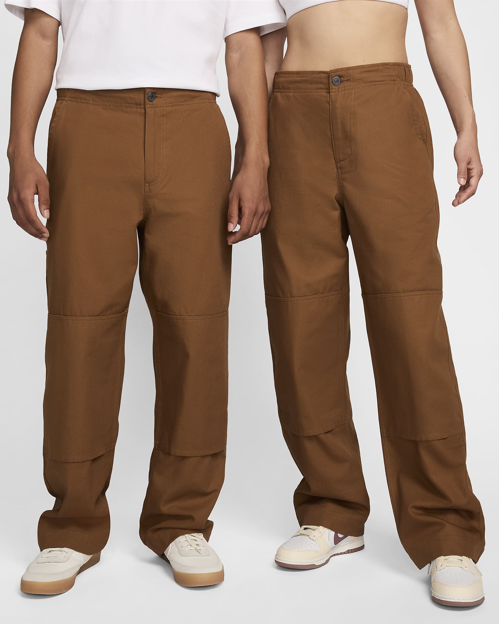 Nike SB Skateboardhose aus Twill mit doppeltem Knie - Light British Tan