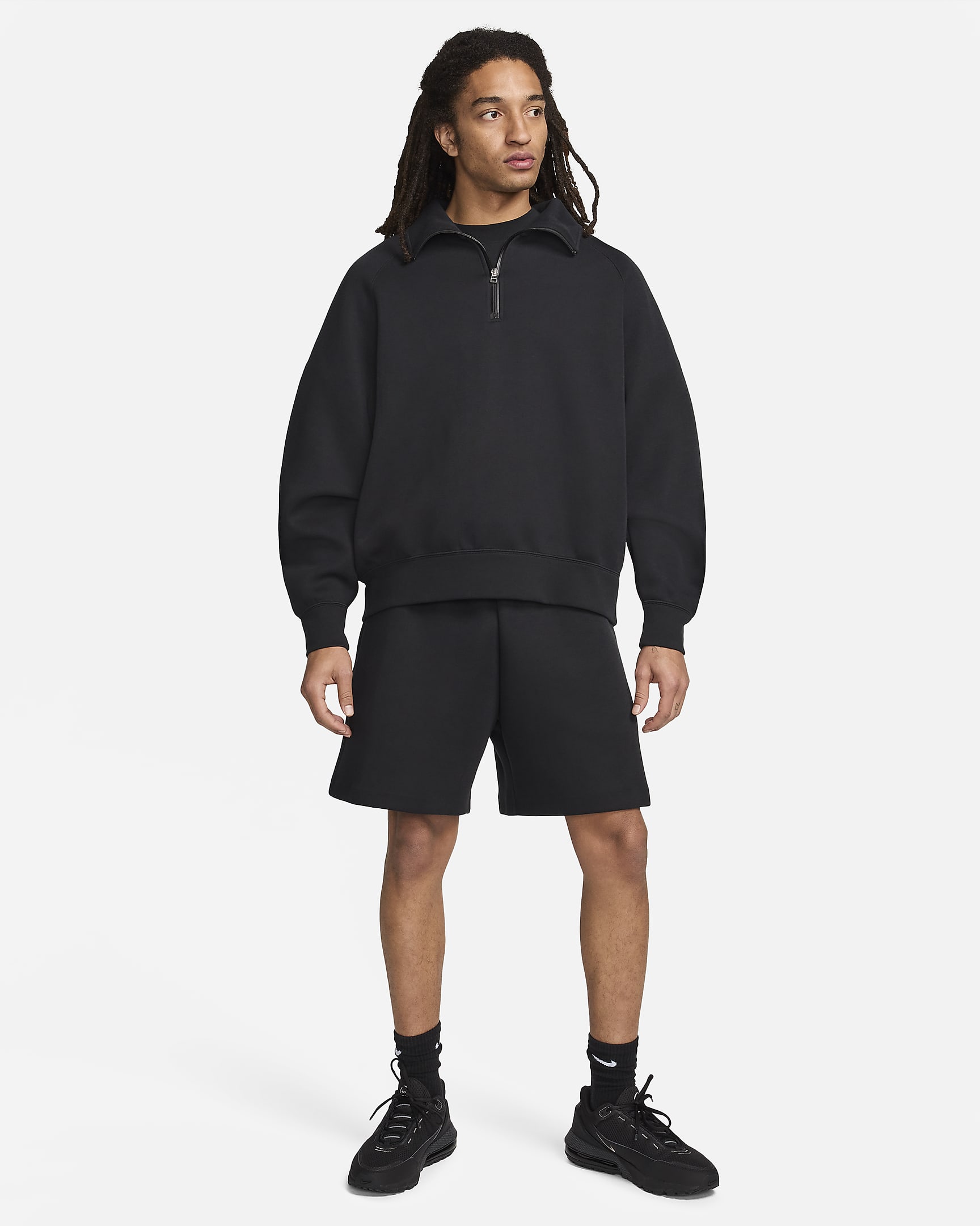 Nike Sportswear Tech Fleece Re-imagined Men's Fleece Shorts - Black