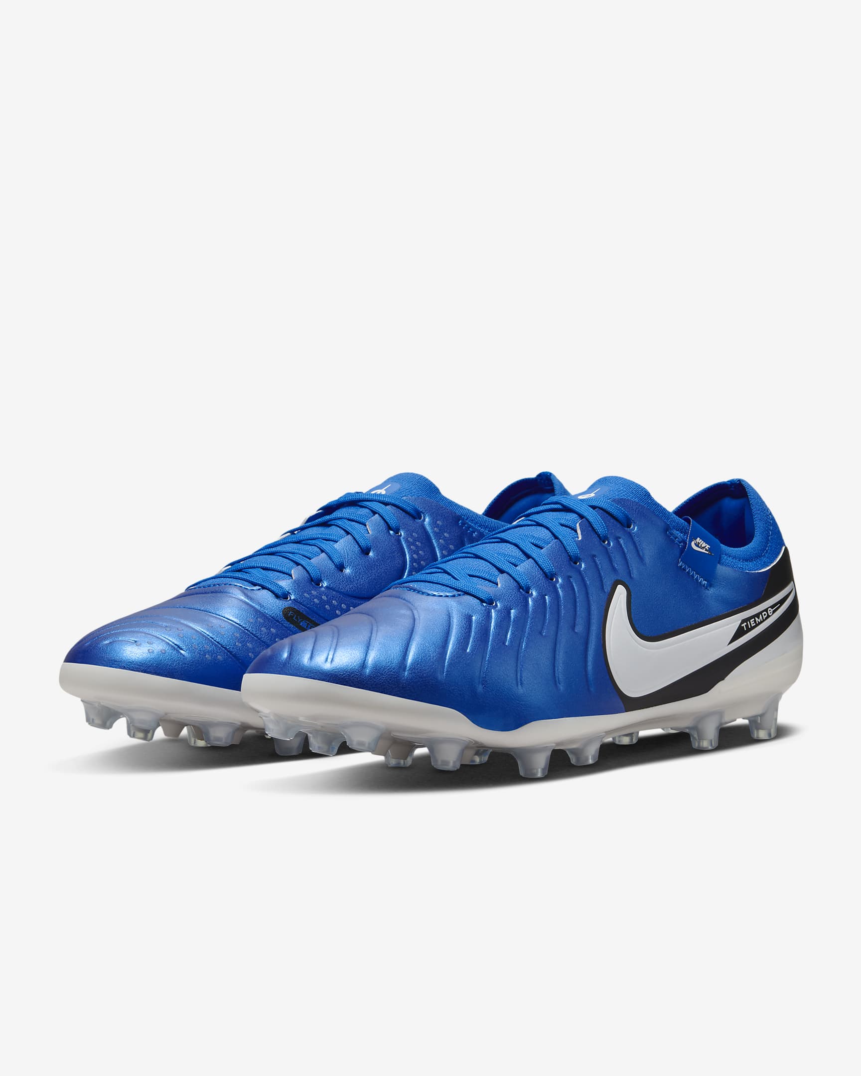 Nike Tiempo Legend 10 Pro Artificial-Grass Low-Top Soccer Cleats - Soar/White