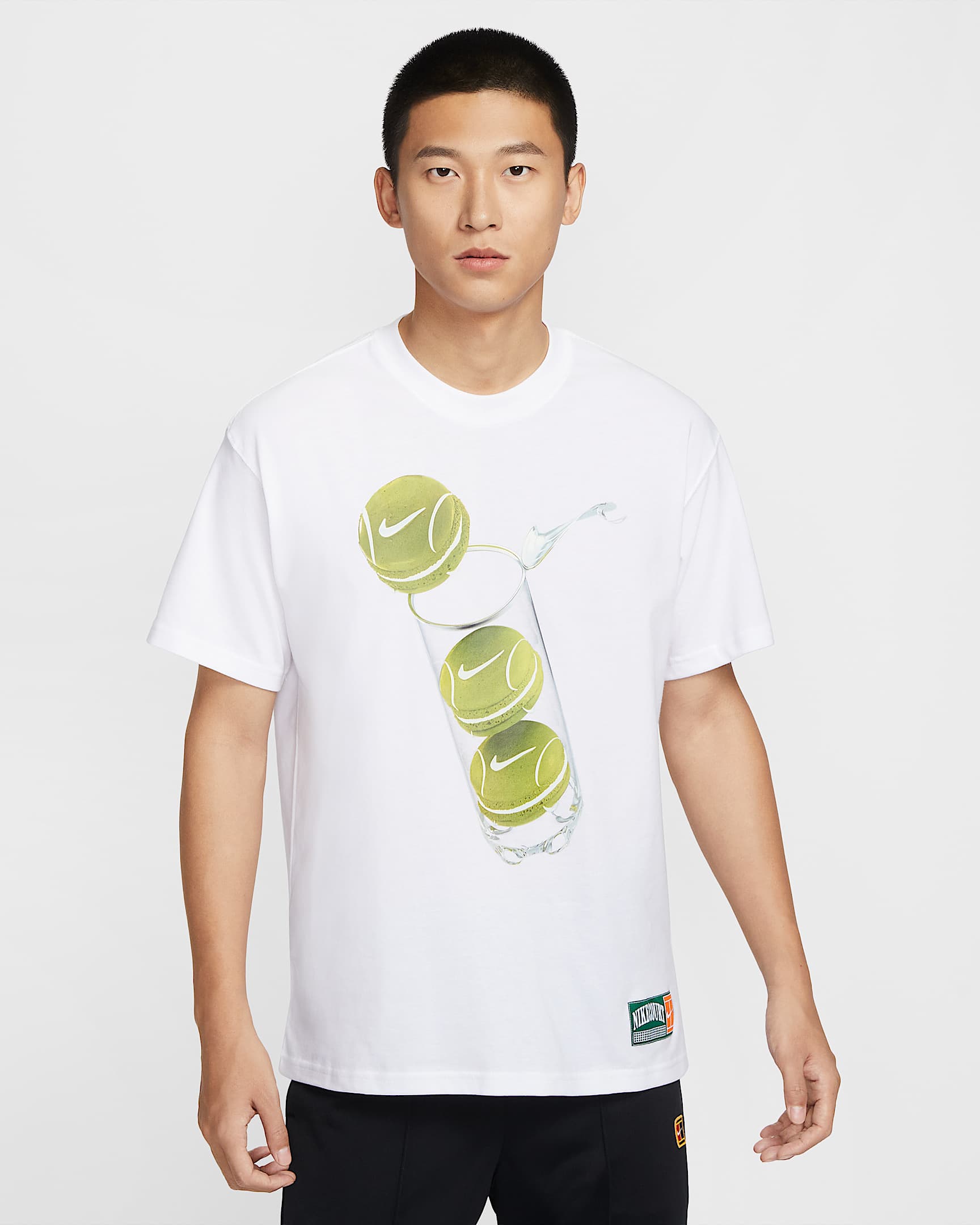 NikeCourt Men's Max90 Tennis T-Shirt - White