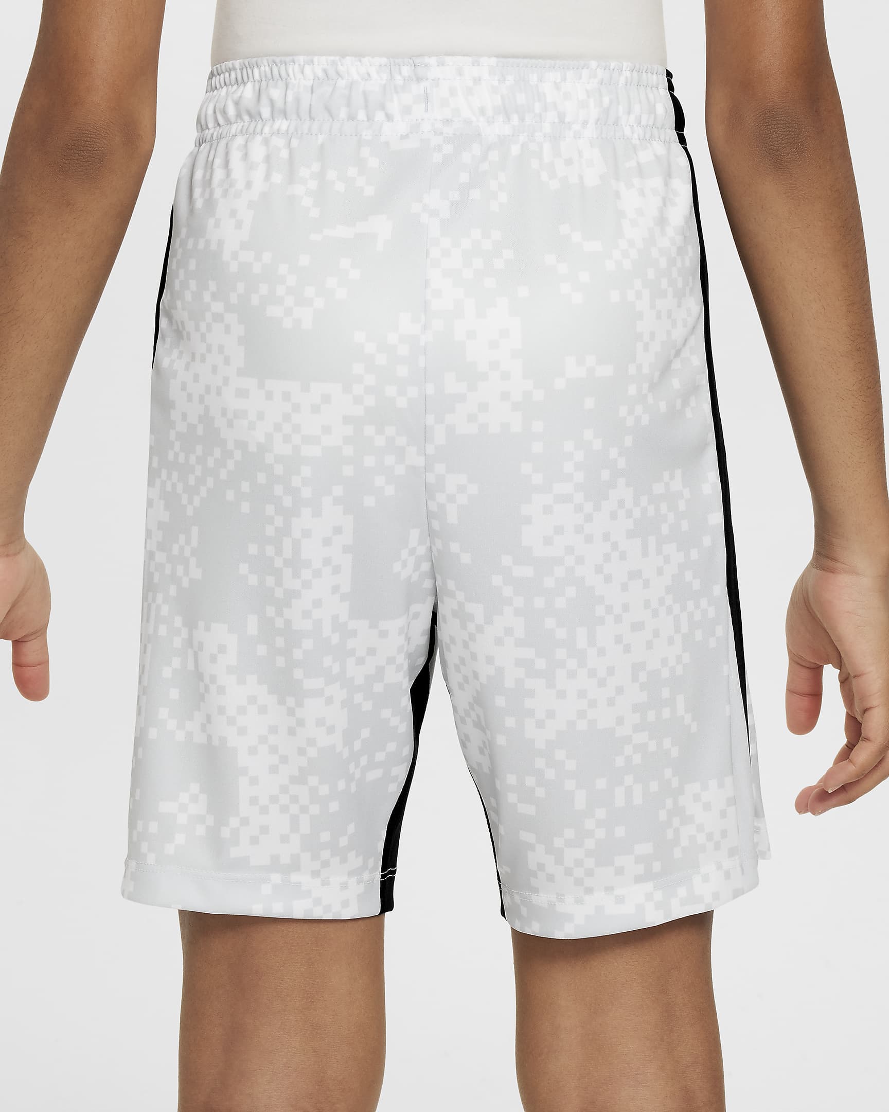 Nike Academy Pro Older Kids' Dri-FIT Football Shorts - Pure Platinum/Black/Pure Platinum/White