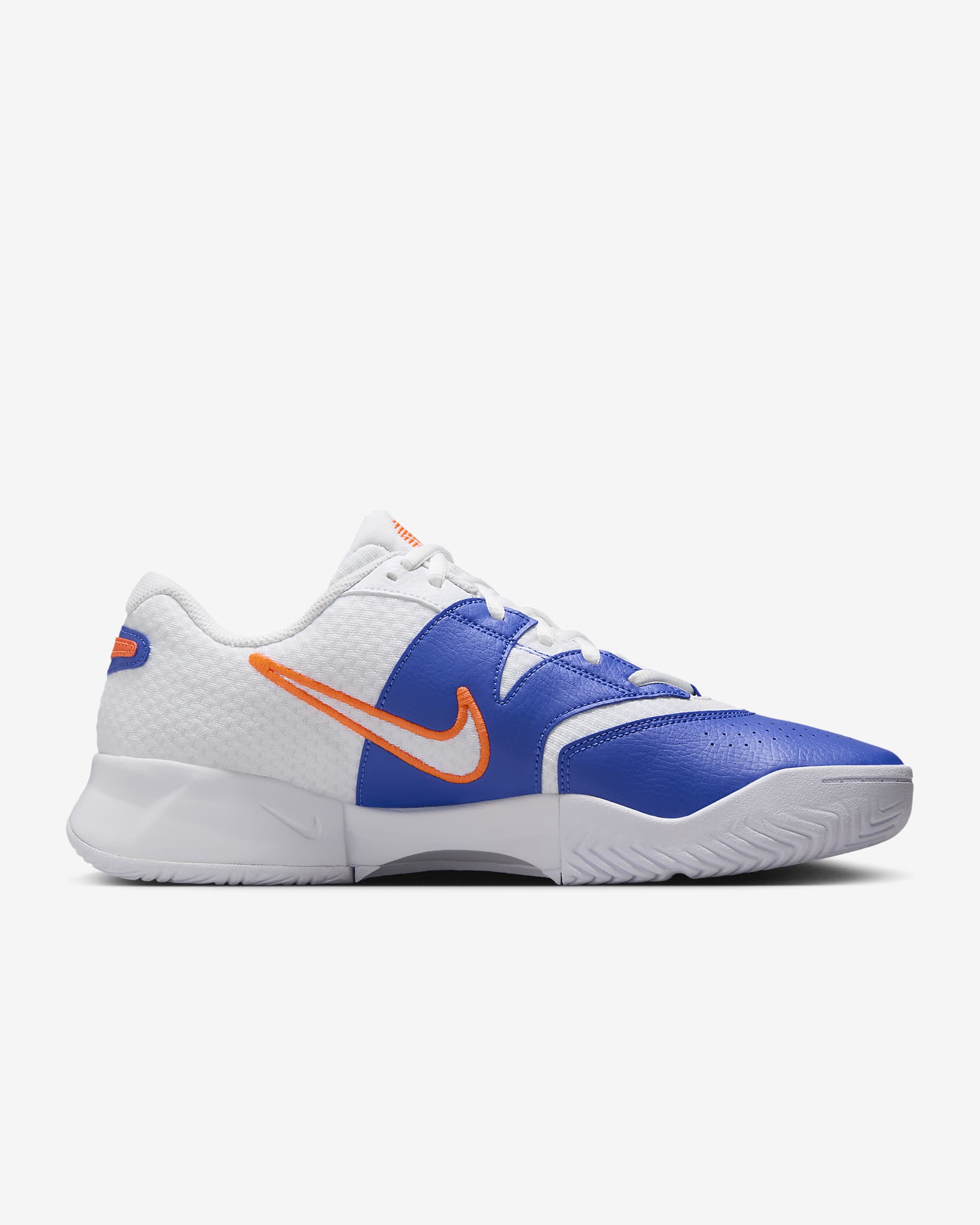 NikeCourt Lite 4 Men's Tennis Shoes - White/Hyper Royal/Hyper Crimson