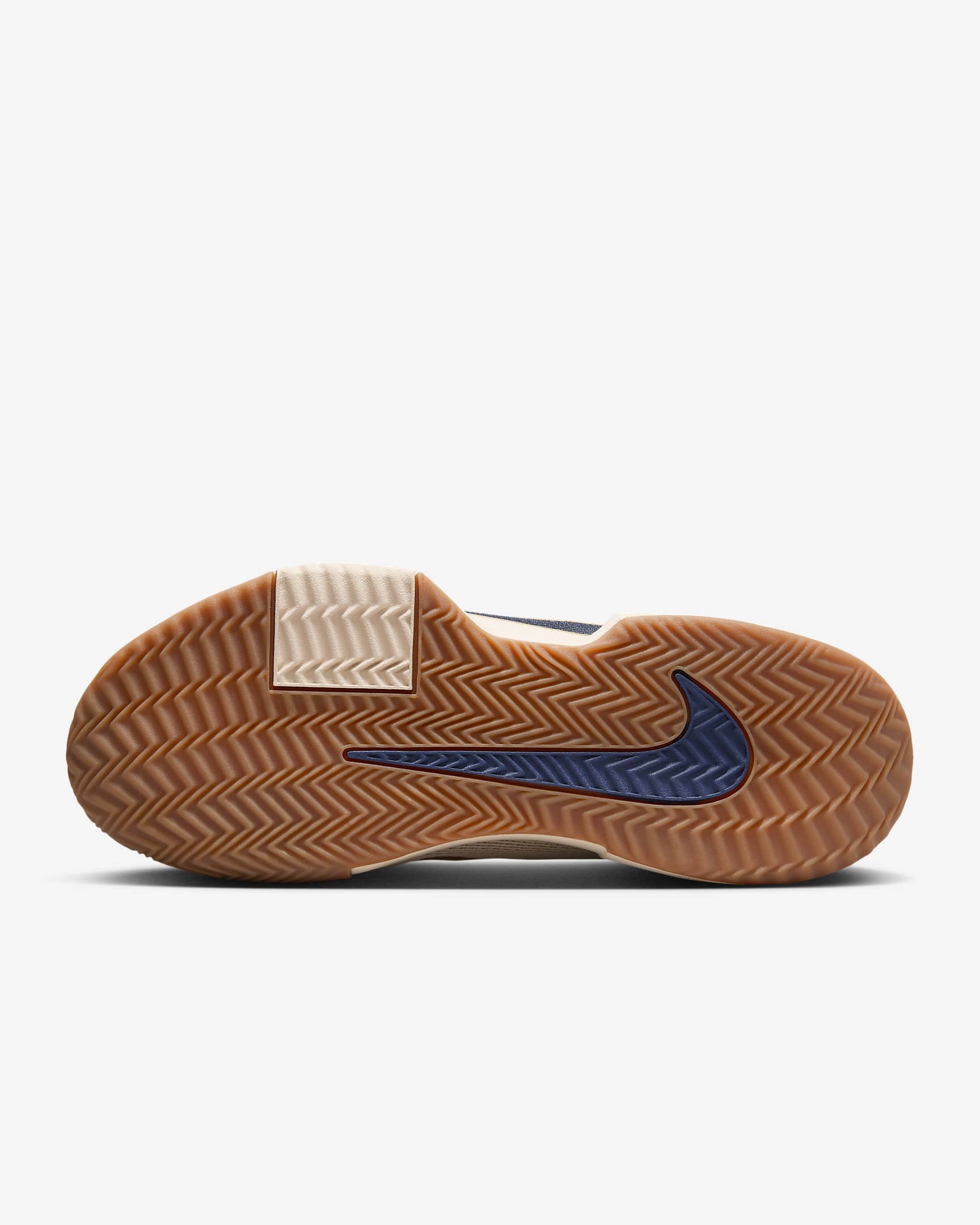 Nike GP Challenge Pro Premium Men's Clay Court Tennis Shoes - Sand Drift/Metallic Gold/Gum Medium Brown/Thunder Blue