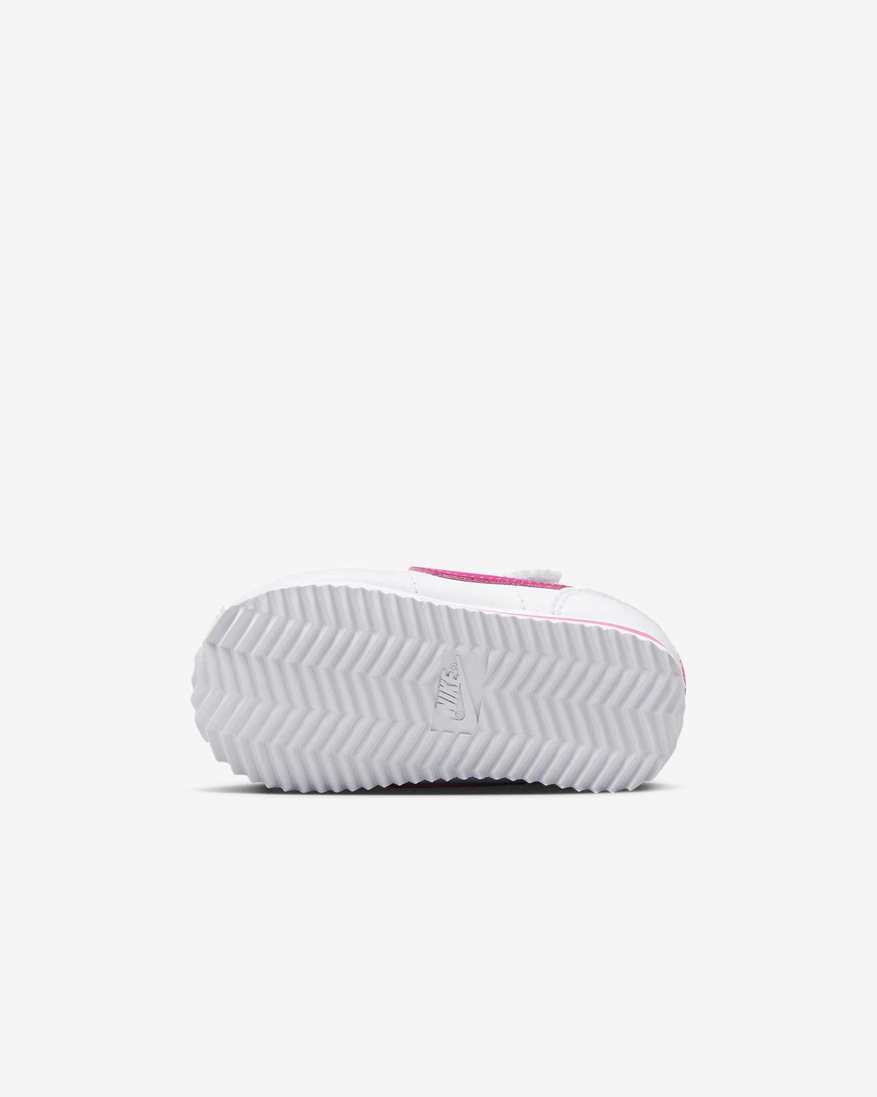 Nike Cortez EasyOn Baby/Toddler Shoes - White/Laser Fuchsia