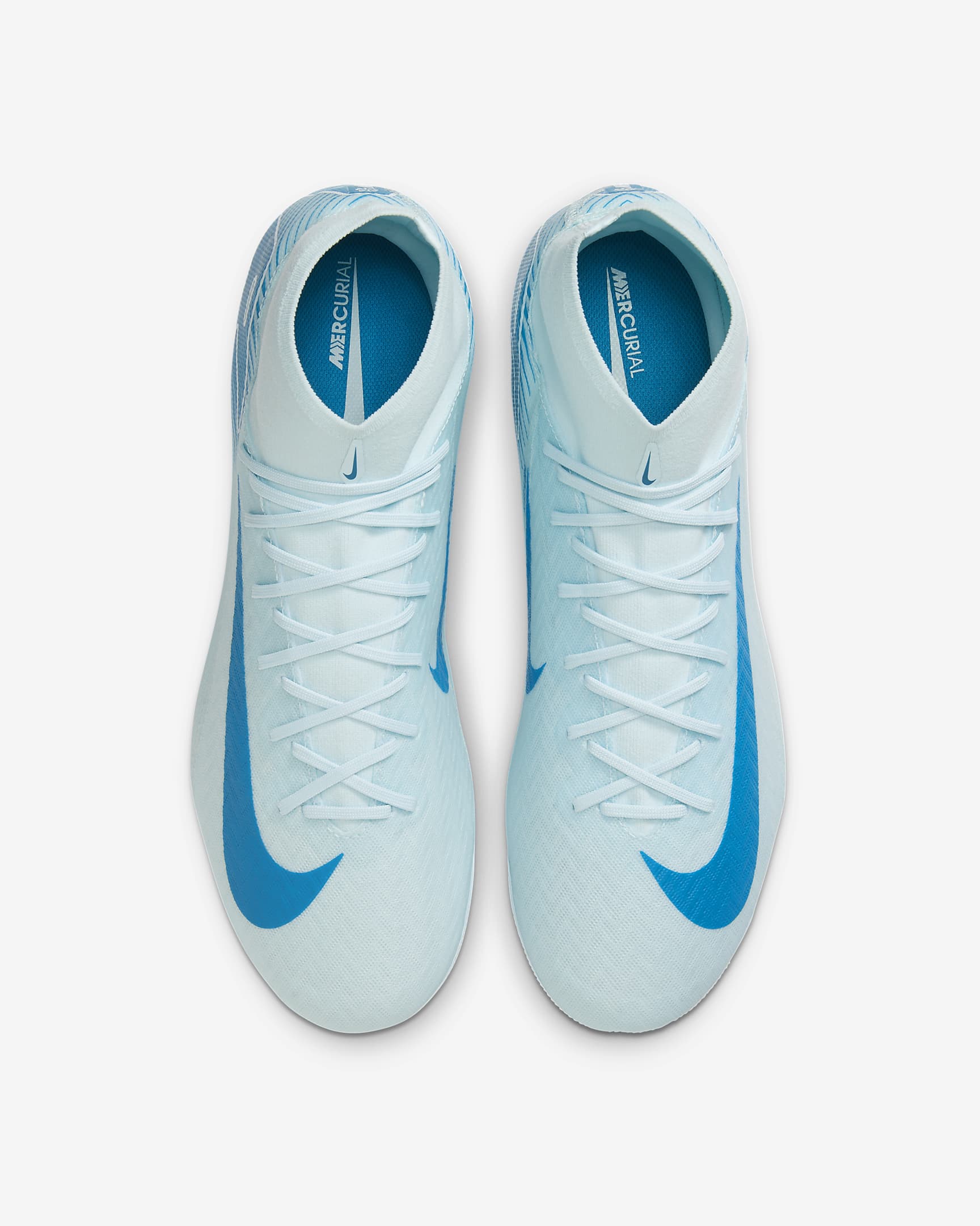 Nike Mercurial Superfly 10 Academy AG High-Top Soccer Cleats - Glacier Blue/Blue Orbit