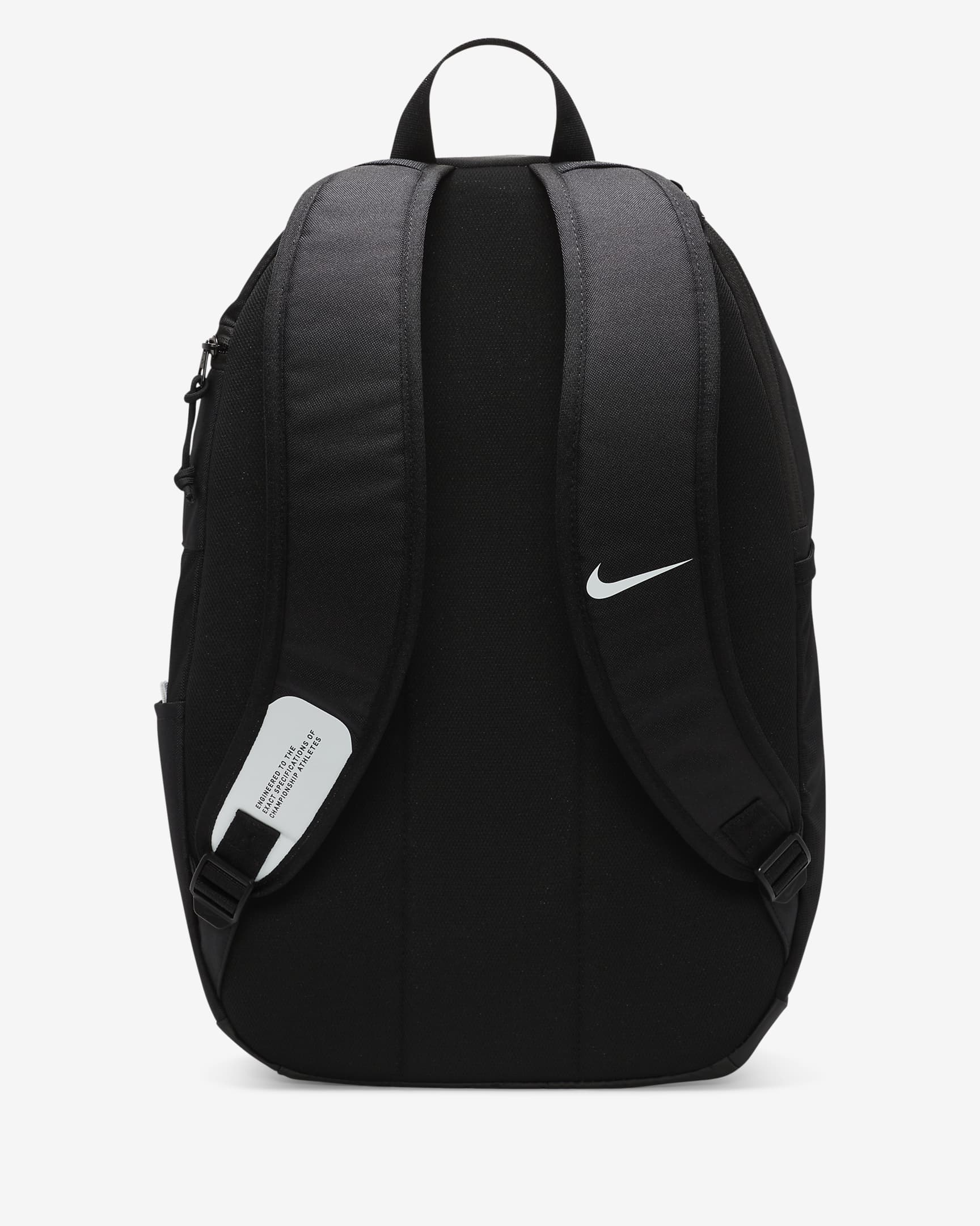 Mochila Nike Academy Team (30 L) - Preto/Preto/Branco