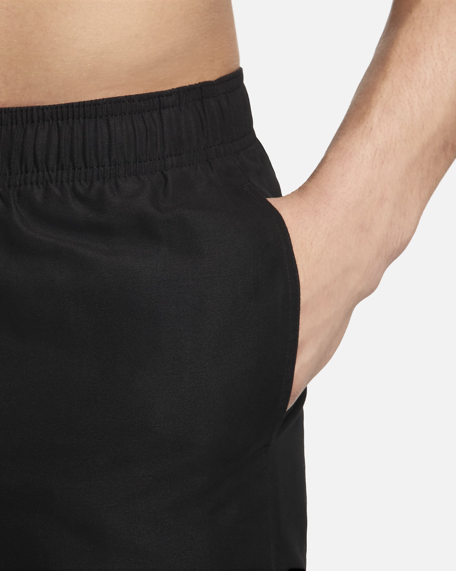 Nike Essential Lap Volley zwemshorts voor heren (13 cm) - Zwart/Wit