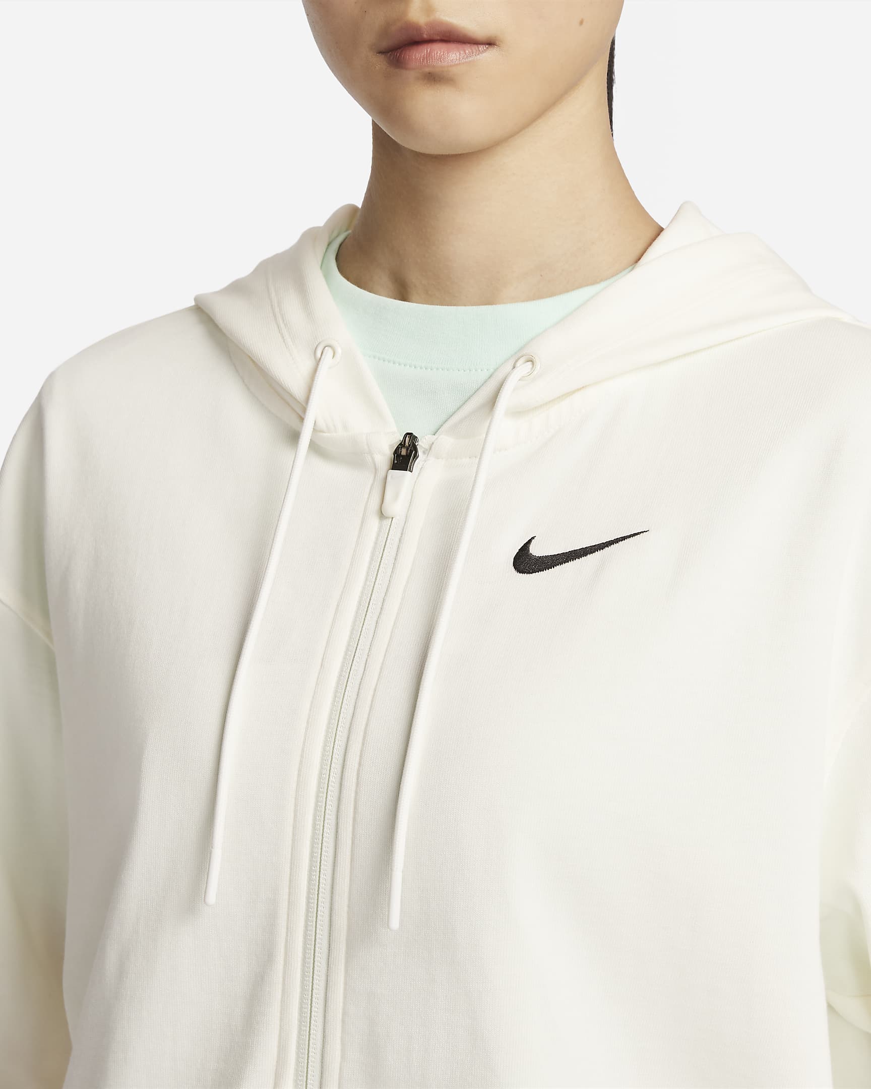 Nike Sportswear Women's Oversized Jersey FullZip Hoodie. Nike AU