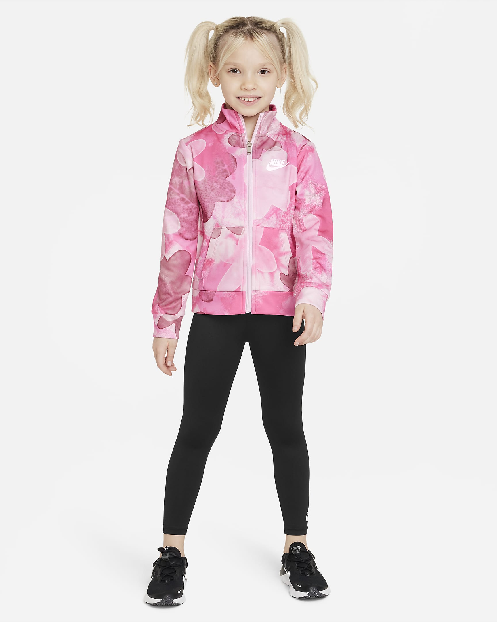 Nike SciDye FullZip Jacket and Leggings Set Little Kids 2Piece Dri