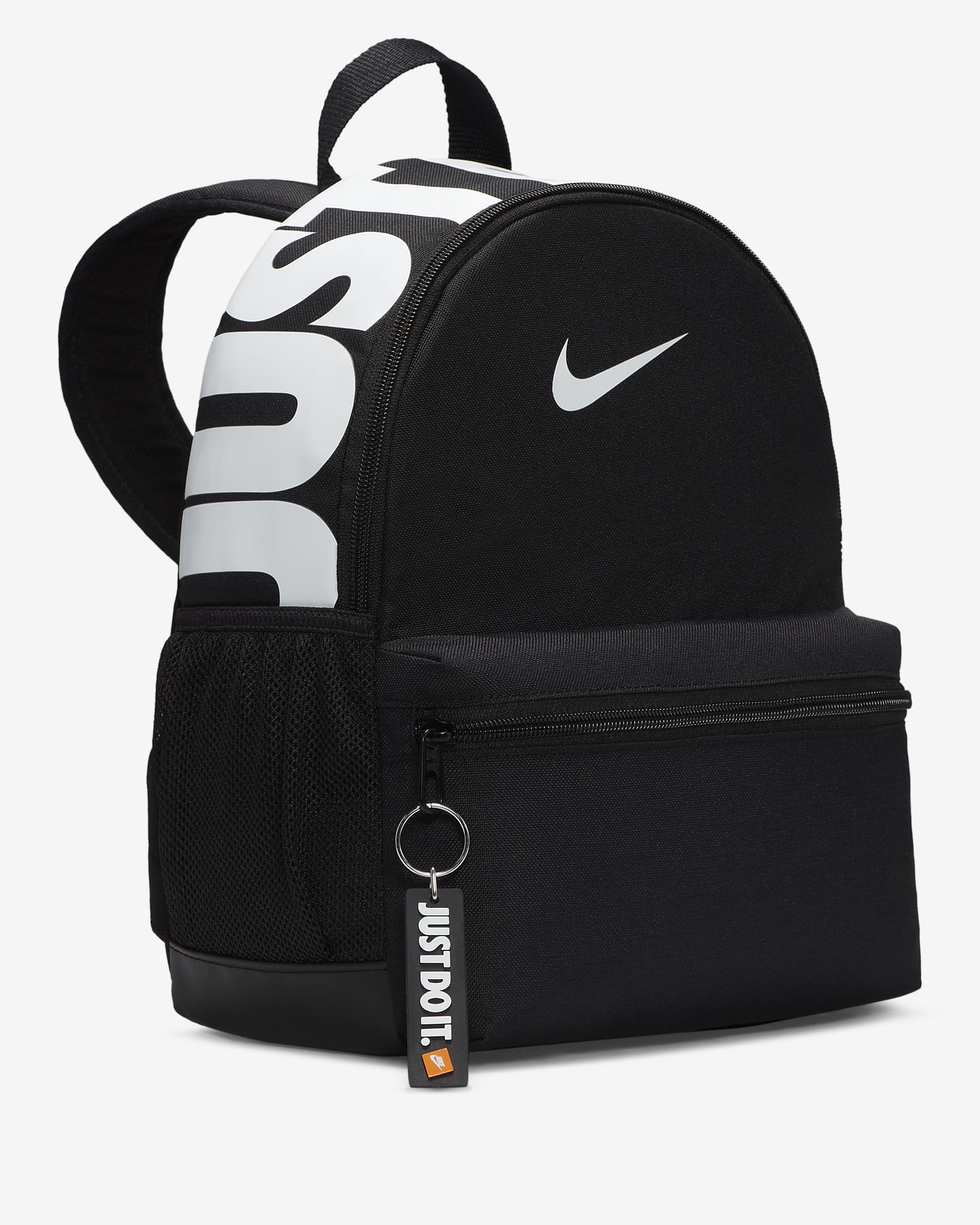 Nike Brasilia JDI Kids' Mini Backpack (11L) - Black/Black/White